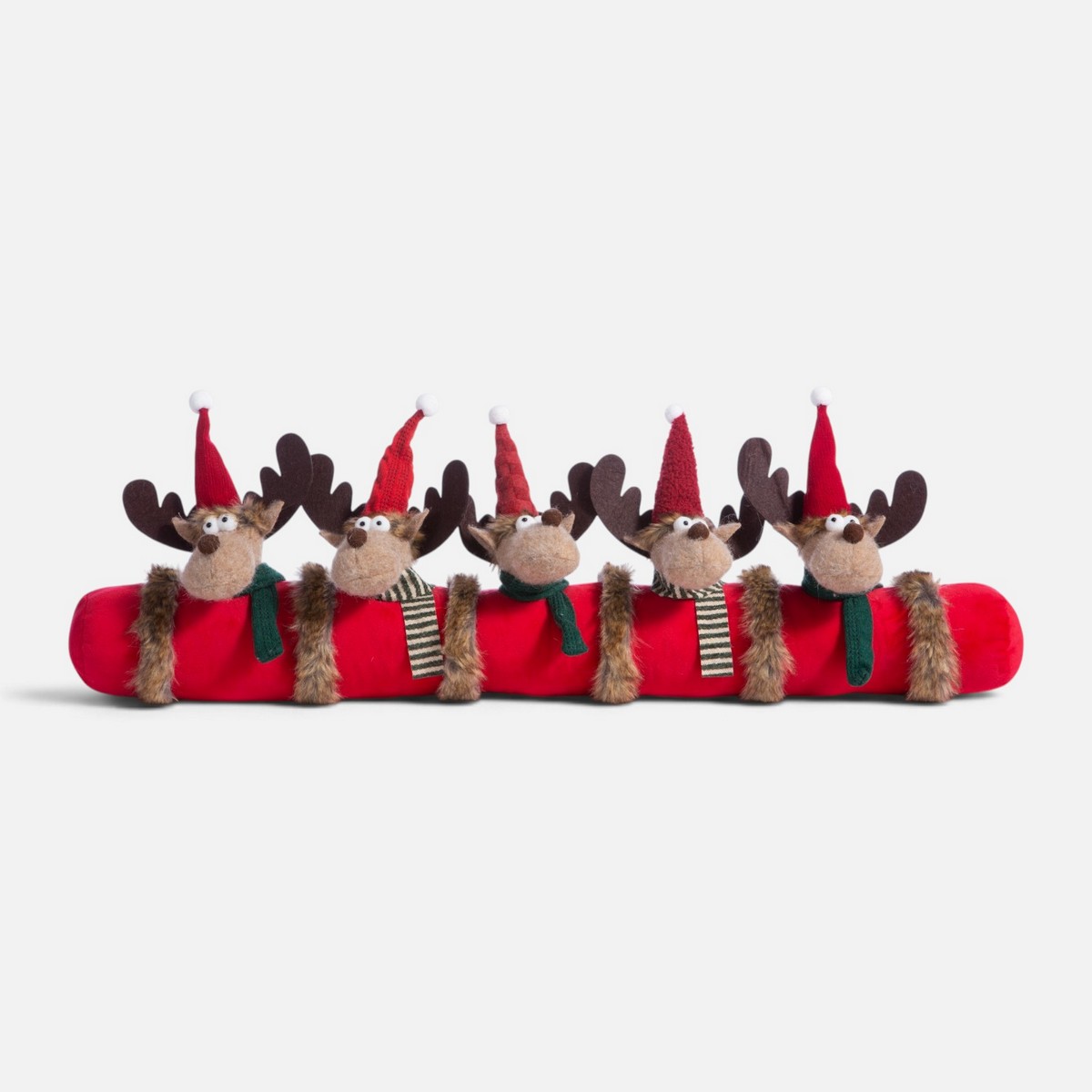 Χριστουγγενιάτικο Στοπ Πόρτας Reindeers 28x89 Nef Nef Homeware, 100% ΠΟΛΥΕΣΤΕΡΑΣ
