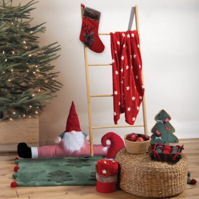 Χριστουγεννιάτικη Κάλτσα Reindeer 16X43 Nef Nef Homeware, 100% ΠΟΛΥΕΣΤΕΡΑΣ - Image 2