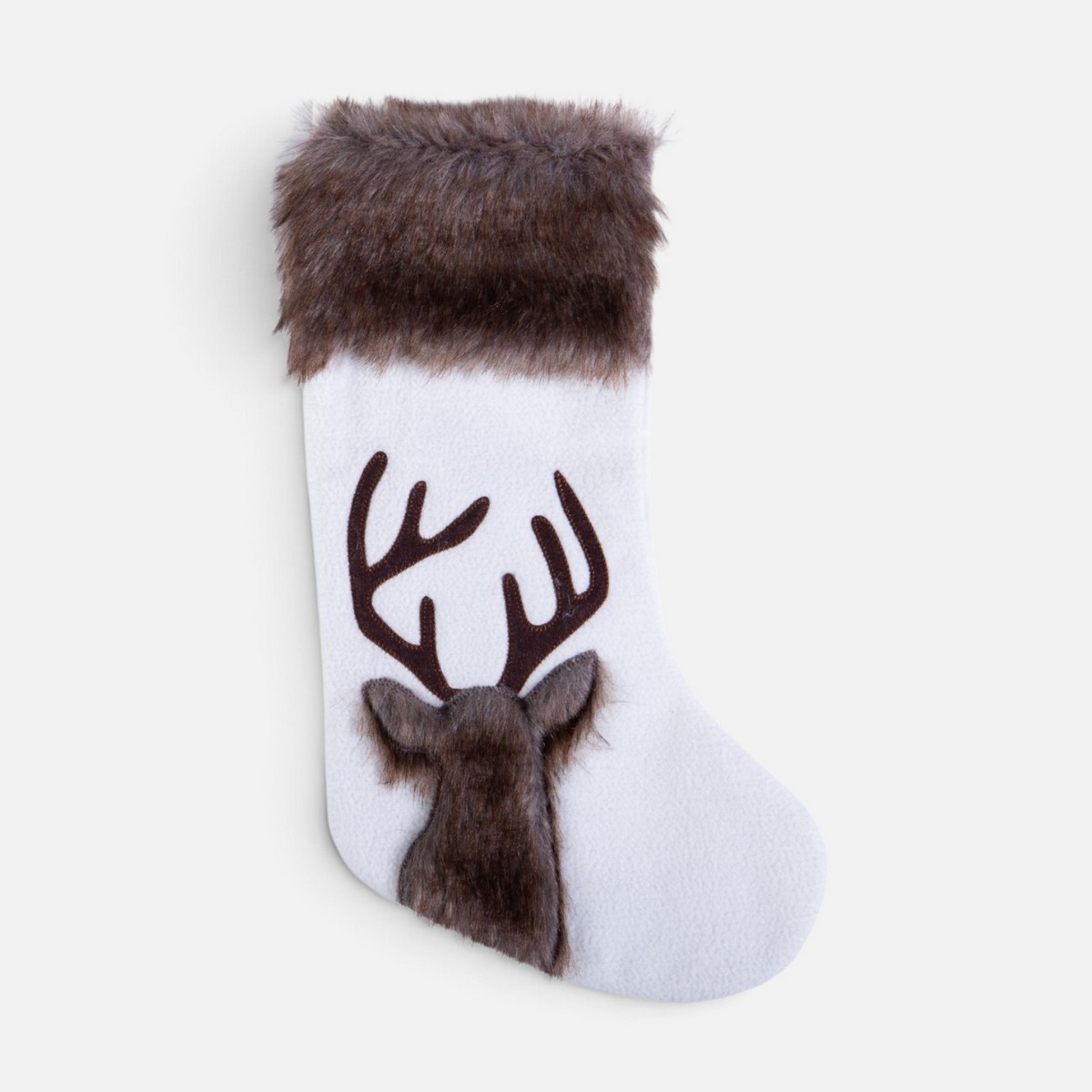 Χριστουγεννιάτικη Κάλτσα Reindeer 16X43 Nef Nef Homeware, 100% ΠΟΛΥΕΣΤΕΡΑΣ - Image 3