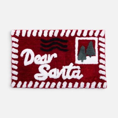 Χριστουγεννιάτικο Χαλάκι Letter To Santa 50x80 Nef Nef Homeware, 45% ΒΑΜΒΑΚΙ-55% ΠΟΛΥΕΣΤΕΡΑΣ
