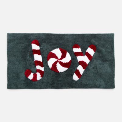 Χριστουγεννιάτικο Χαλάκι Joy 70x140 Nef Nef Homeware, 45% ΒΑΜΒΑΚΙ-55% ΠΟΛΥΕΣΤΕΡΑΣ - Image 2