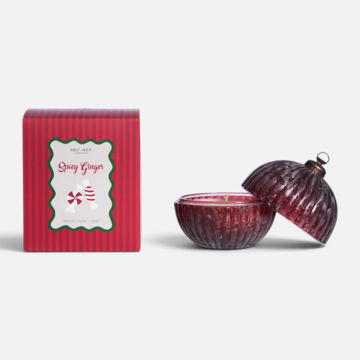 Αρωματικό Κερί Spicy Ginger 180gr Nef Nef Homeware, - Image 3