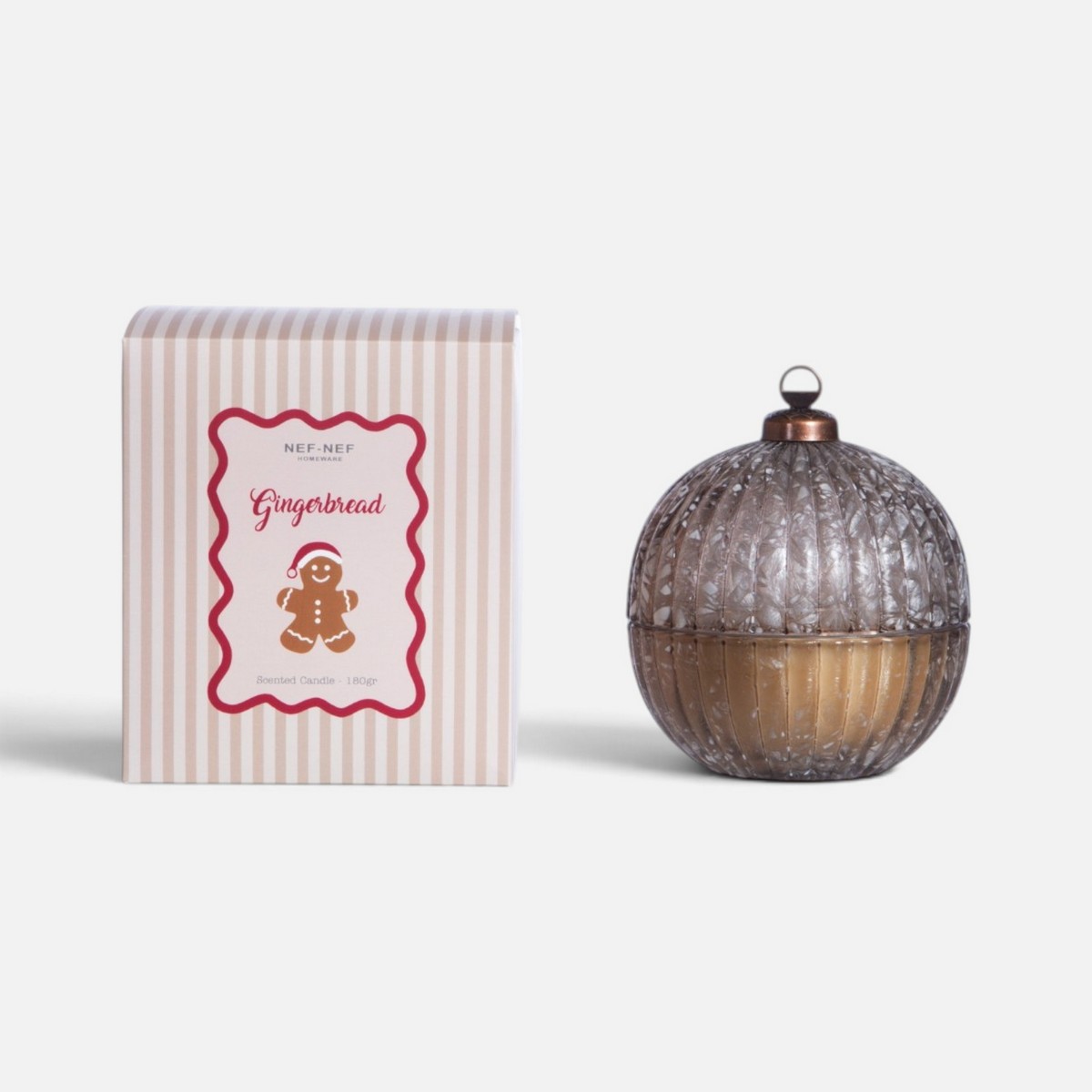 Αρωματικό Κερί Gingerbread 180gr  Nef Nef Homeware, - Image 3