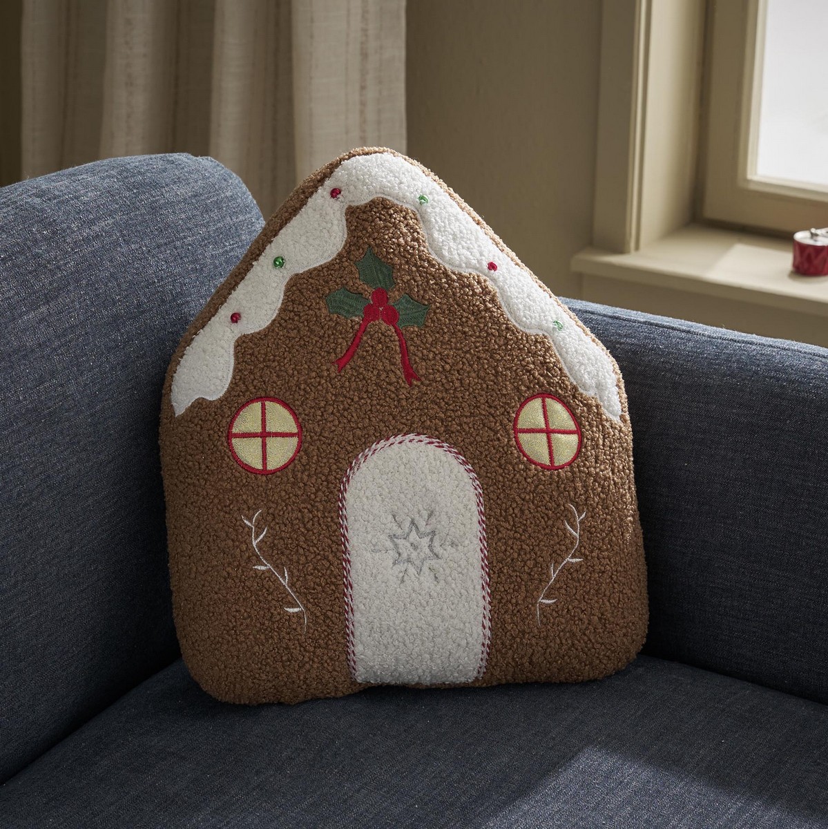Μαξιλαράκι με γέμισμα 33x40x5cm GOFIS HOME Xmas 870
