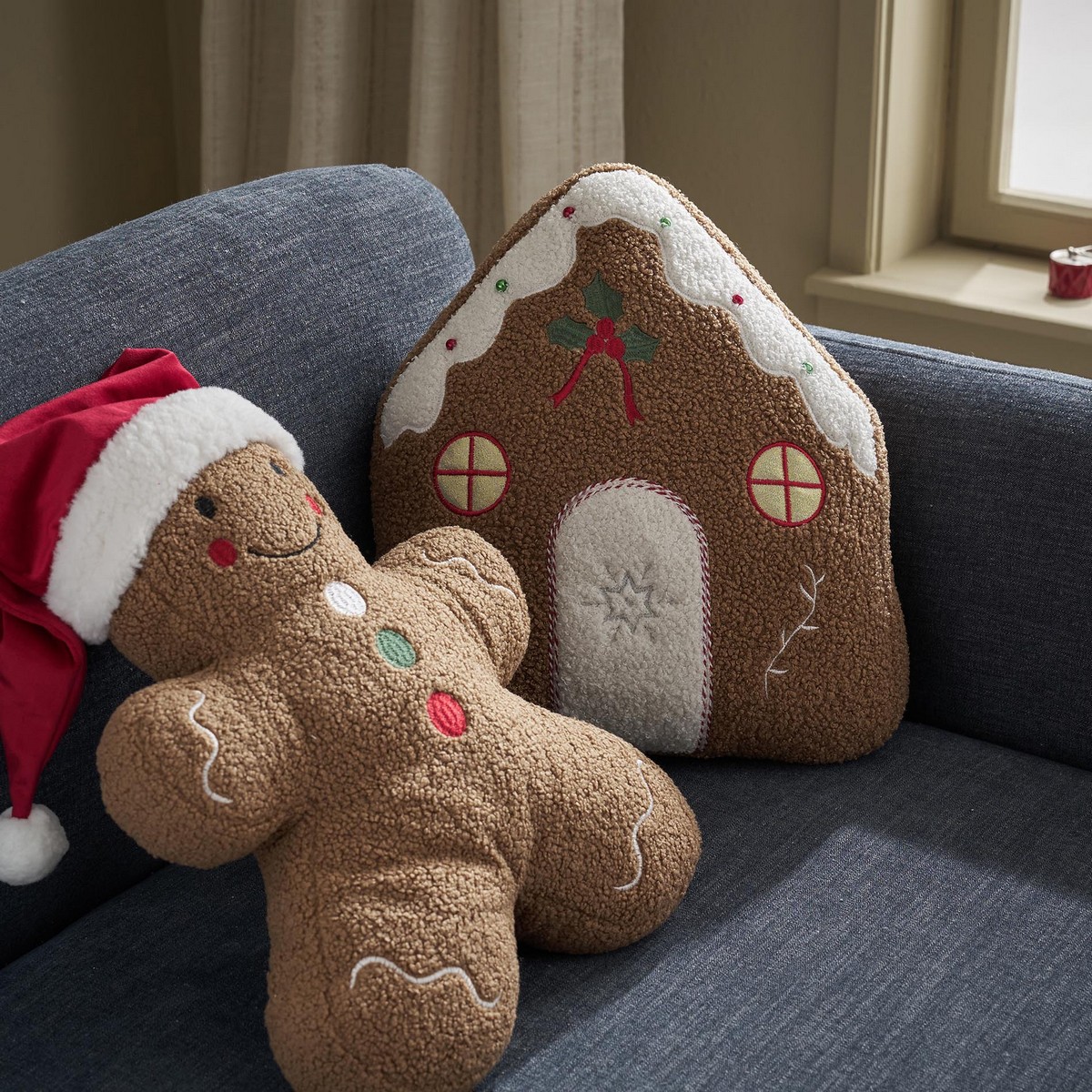 Μαξιλαράκι με γέμισμα 30x45x4cm GOFIS HOME Xmas 889 - Image 3