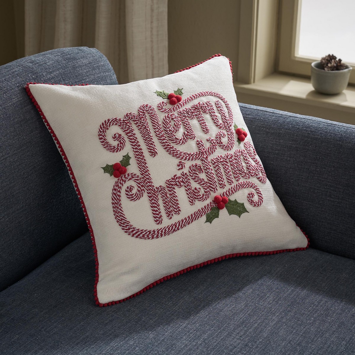 Μαξιλαροθήκη 43x43cm GOFIS HOME Xmas 907