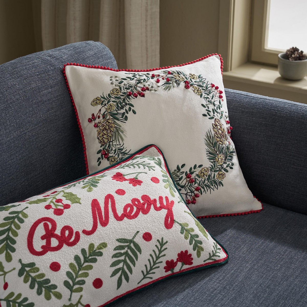 Μαξιλαροθήκη 43x43cm GOFIS HOME Xmas 928 - Image 4