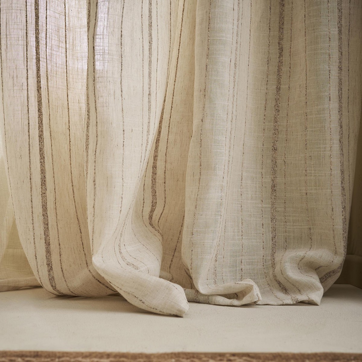 Κουρτίνα με τρουκς 140x280cm GOFIS HOME Odelina Beige 103/06 - Image 4