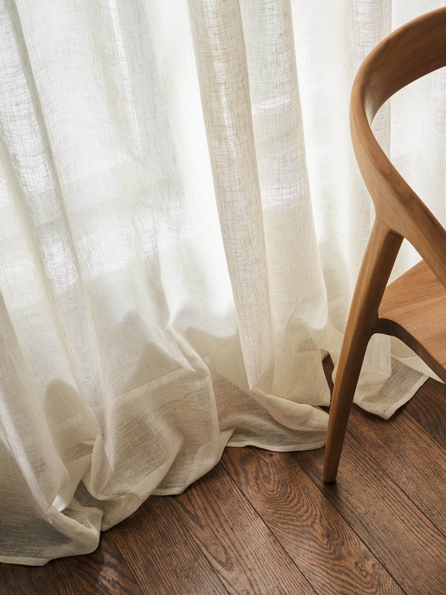 Κουρτίνα με σιρίτι 140x295cm GOFIS HOME Combe Beige 502/06 - Image 4