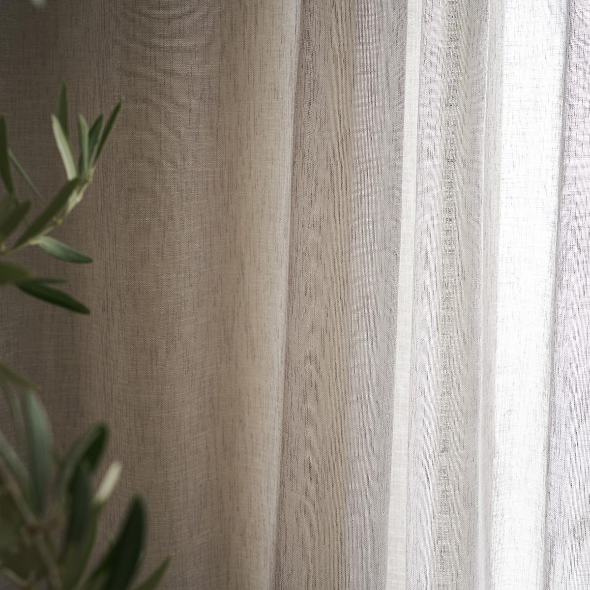 Κουρτίνα με σιρίτι 140x295cm GOFIS HOME Combe Cloud Grey 502 - Image 3