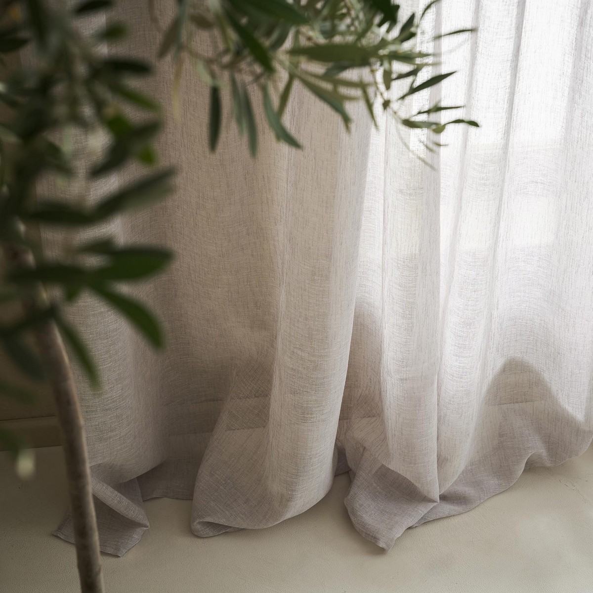 Κουρτίνα με τρουκς 200x280cm GOFIS HOME Combe Cloud Grey 502 - Image 2