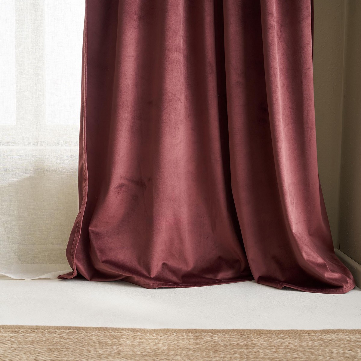 Κουρτίνα με σιρίτι 140x280cm GOFIS HOME Winter Cherry 711/02 - Image 3