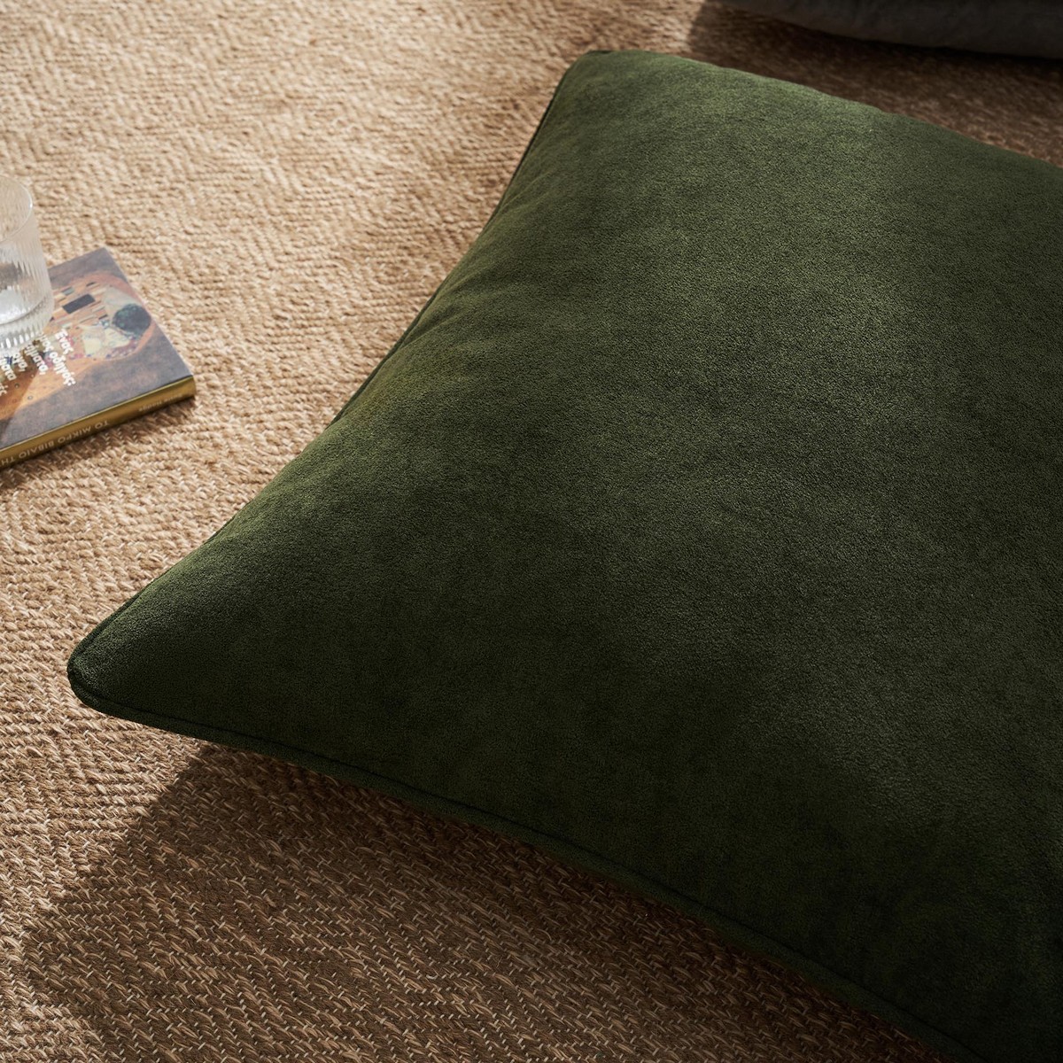 Μαξιλαροθήκη 65x65cm GOFIS HOME Nadinia Forest Green 137/07