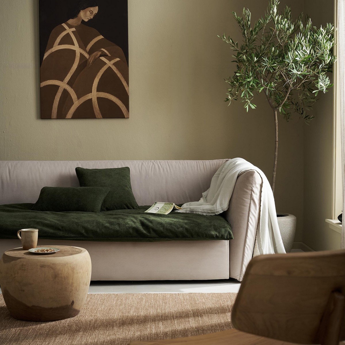 Μαξιλαροθήκη 43x43cm GOFIS HOME Nadinia Rock Grey 137/42 - Image 4