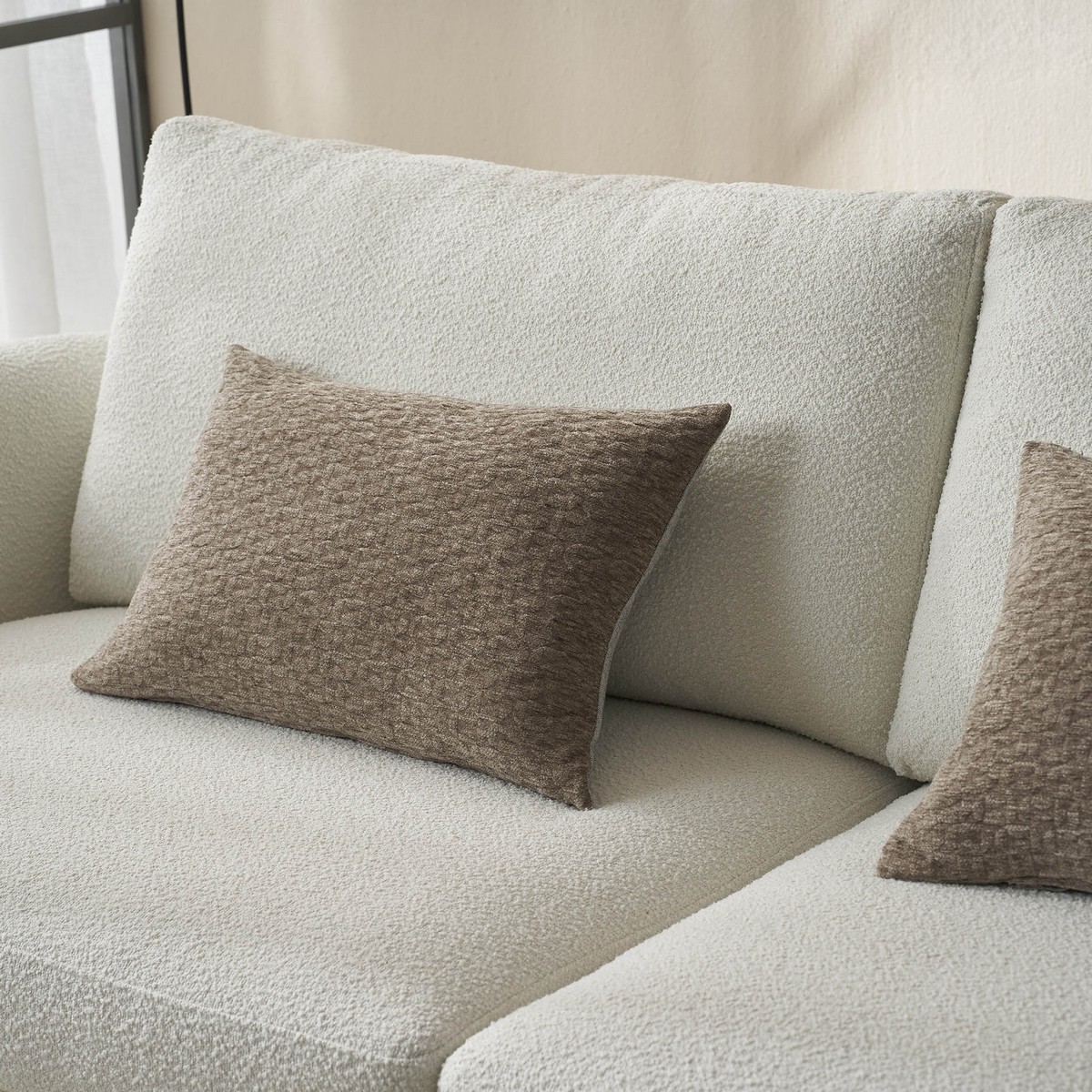 Μαξιλαροθήκη 40x60cm GOFIS HOME Ondine Fern Brown 184/13