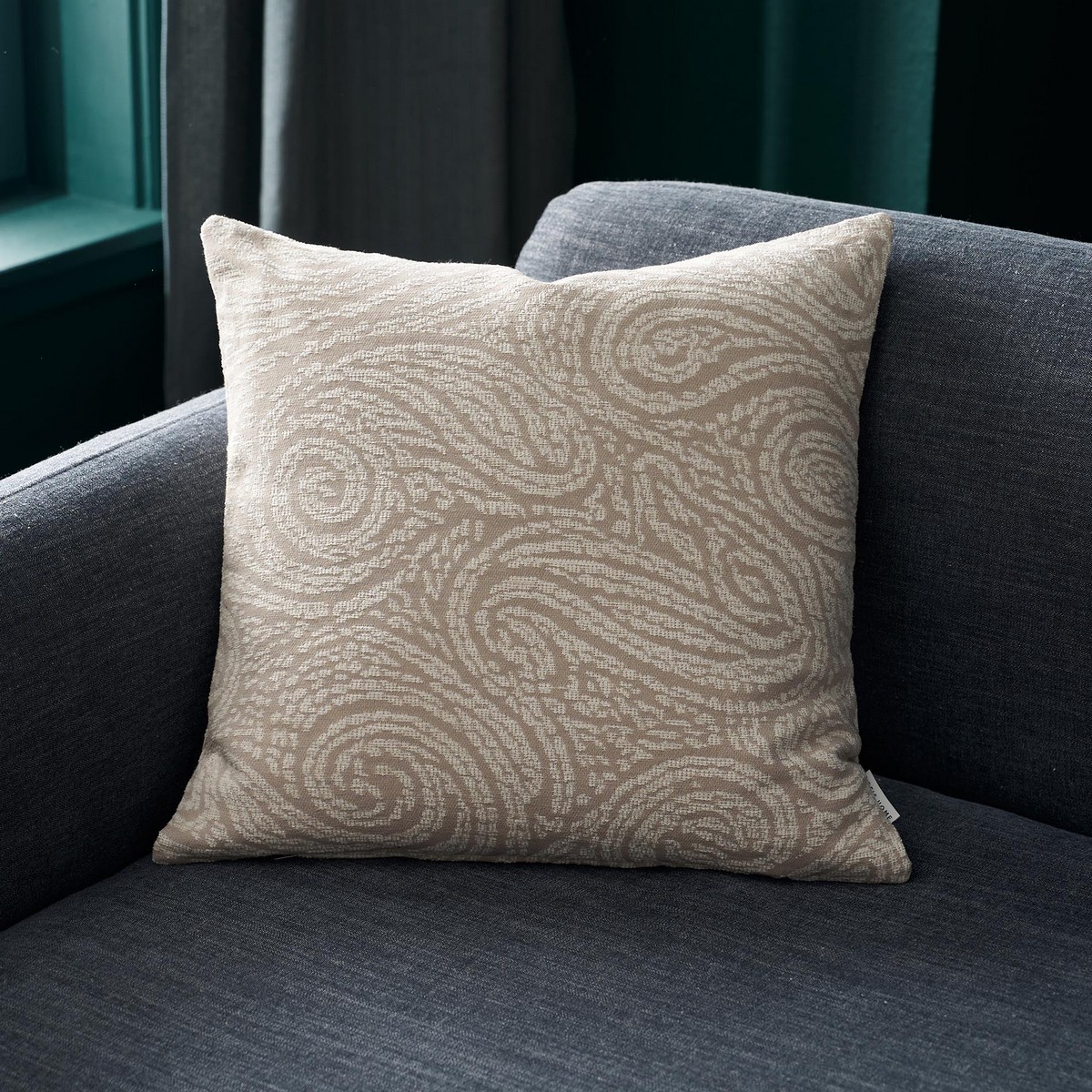 Μαξιλαροθήκη 50x50cm GOFIS HOME Rune Beige 448/06