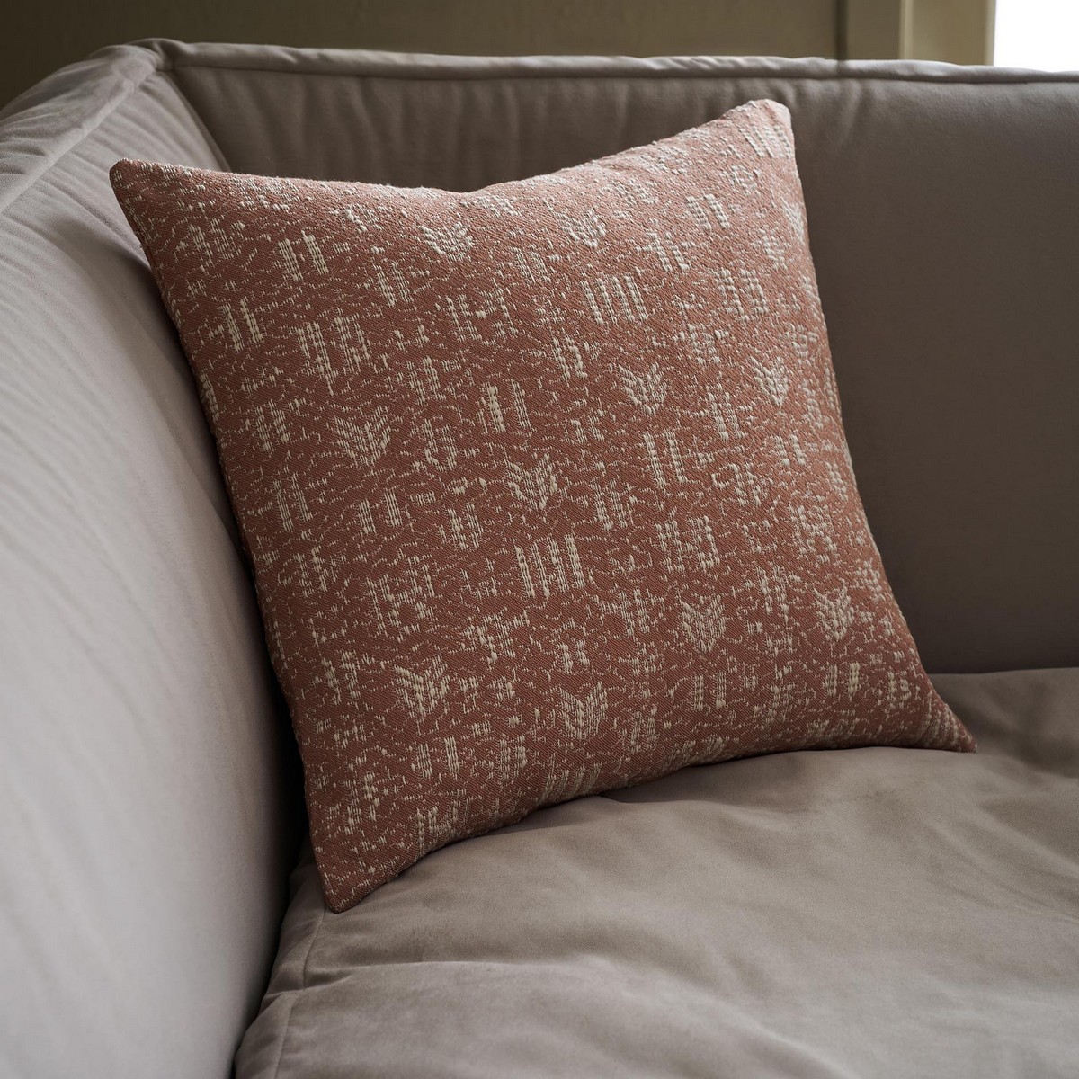 Μαξιλαροθήκη 50x50cm GOFIS HOME Azar Russet 464/03