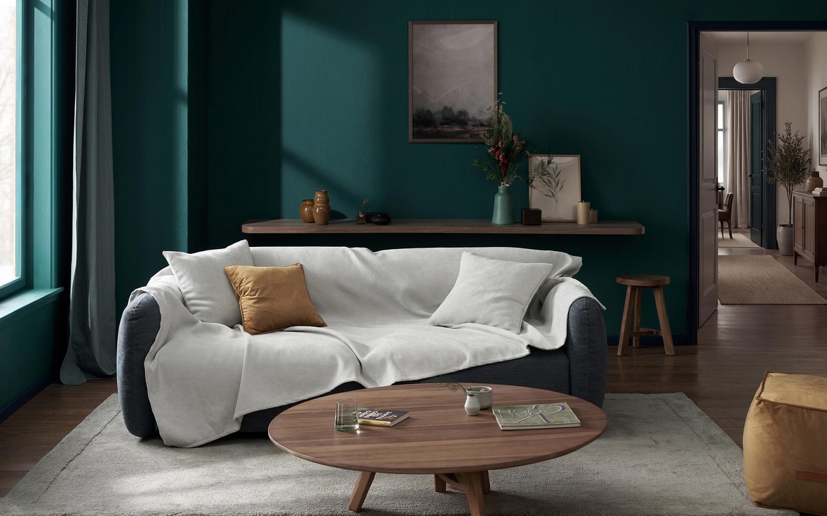 πουφ 40x50x50cm GOFIS HOME Winter Cloud Grey 711/44 - Image 2