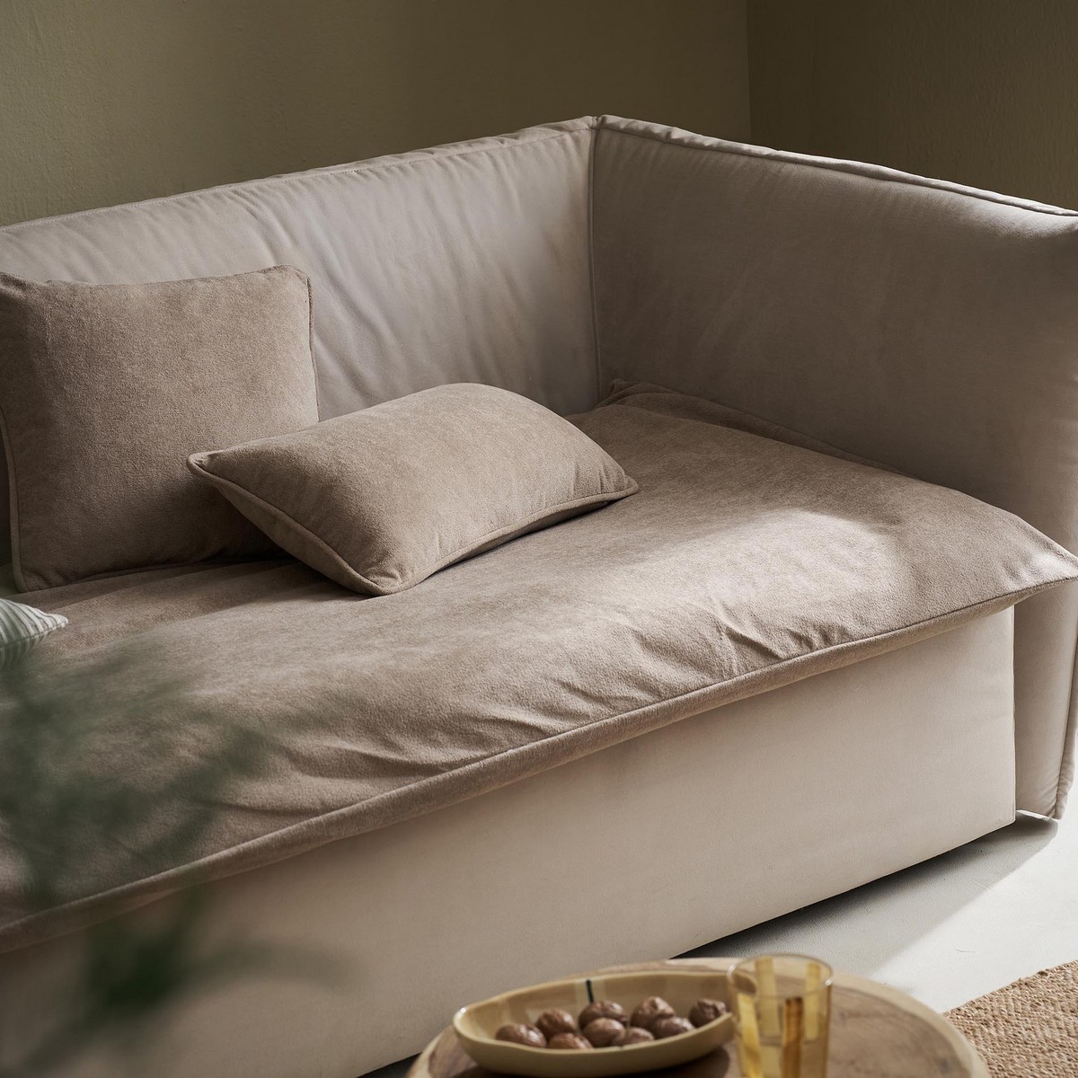 Sofa Topper 80x200cm GOFIS HOME Nadinia Sesame Brown 137