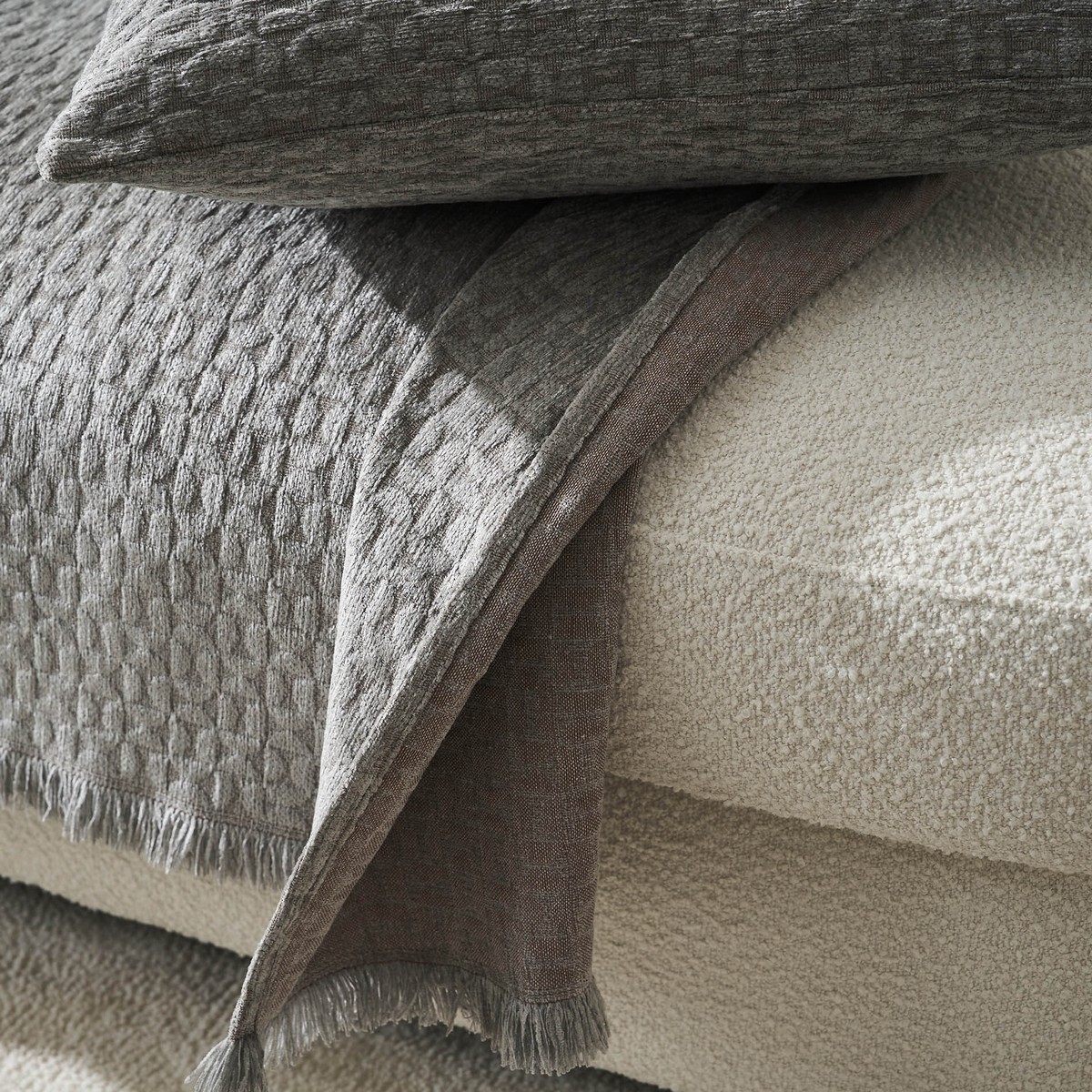 Ριχτάρι Πολυθρόνας 180x175cm GOFIS HOME Ondine Silver Grey 184/15 - Image 5