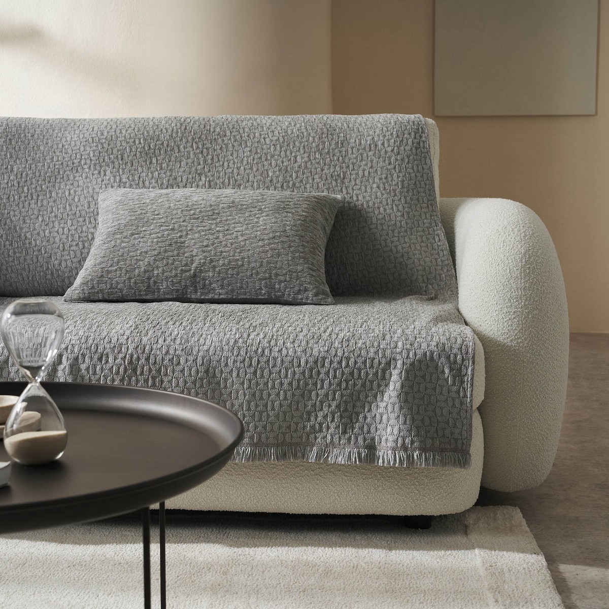 Ριχτάρι Διθέσιου 180x250cm GOFIS HOME Ondine Silver Grey 184/15