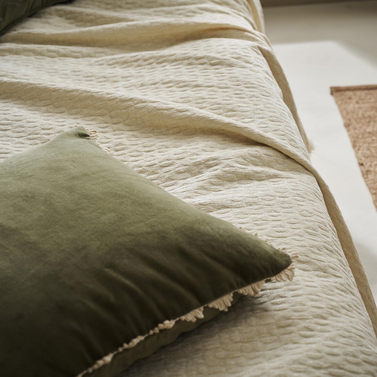 Ριχτάρι Τετραθέσιου 180x350cm GOFIS HOME Ondine Ecru 184/05 - Image 4