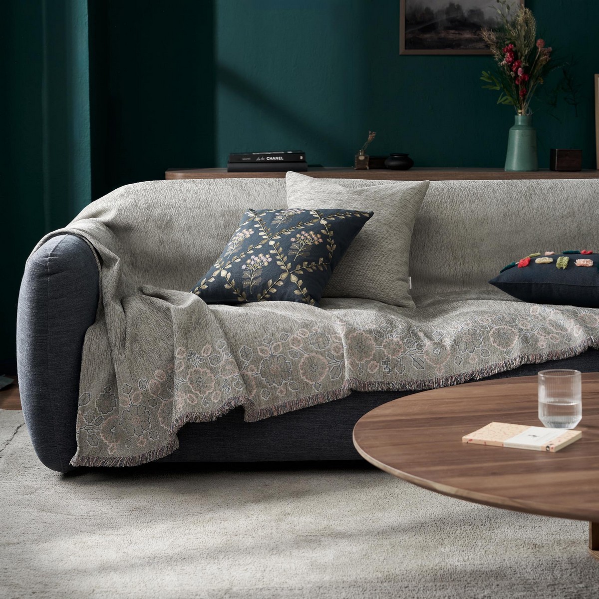 Ριχτάρι Τετραθέσιου 180x350cm GOFIS HOME Neith Salmon stroke 395/15