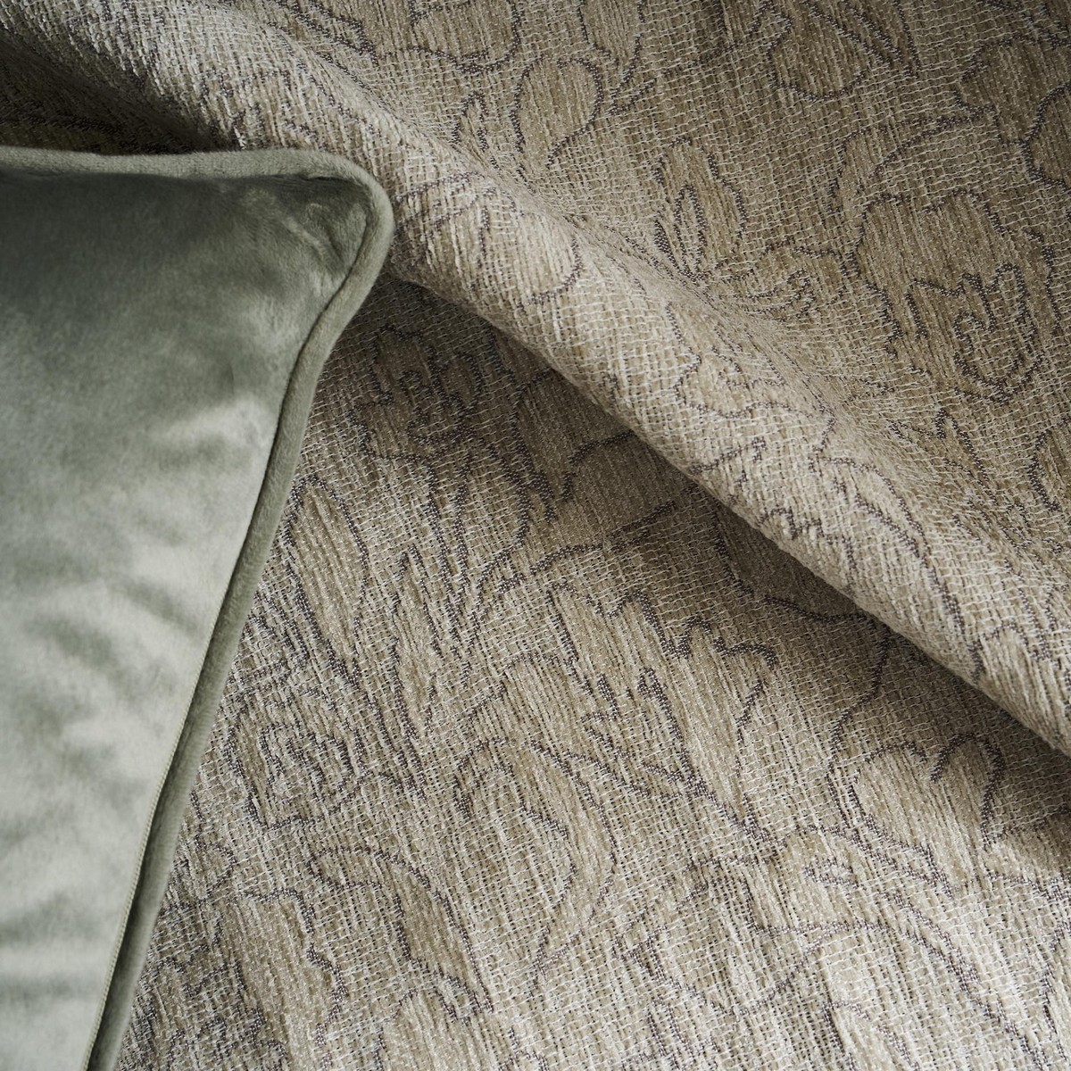 Ριχτάρι Πολυθρόνας 180x180cm GOFIS HOME Aradia Olive Beige 430/06 - Image 2