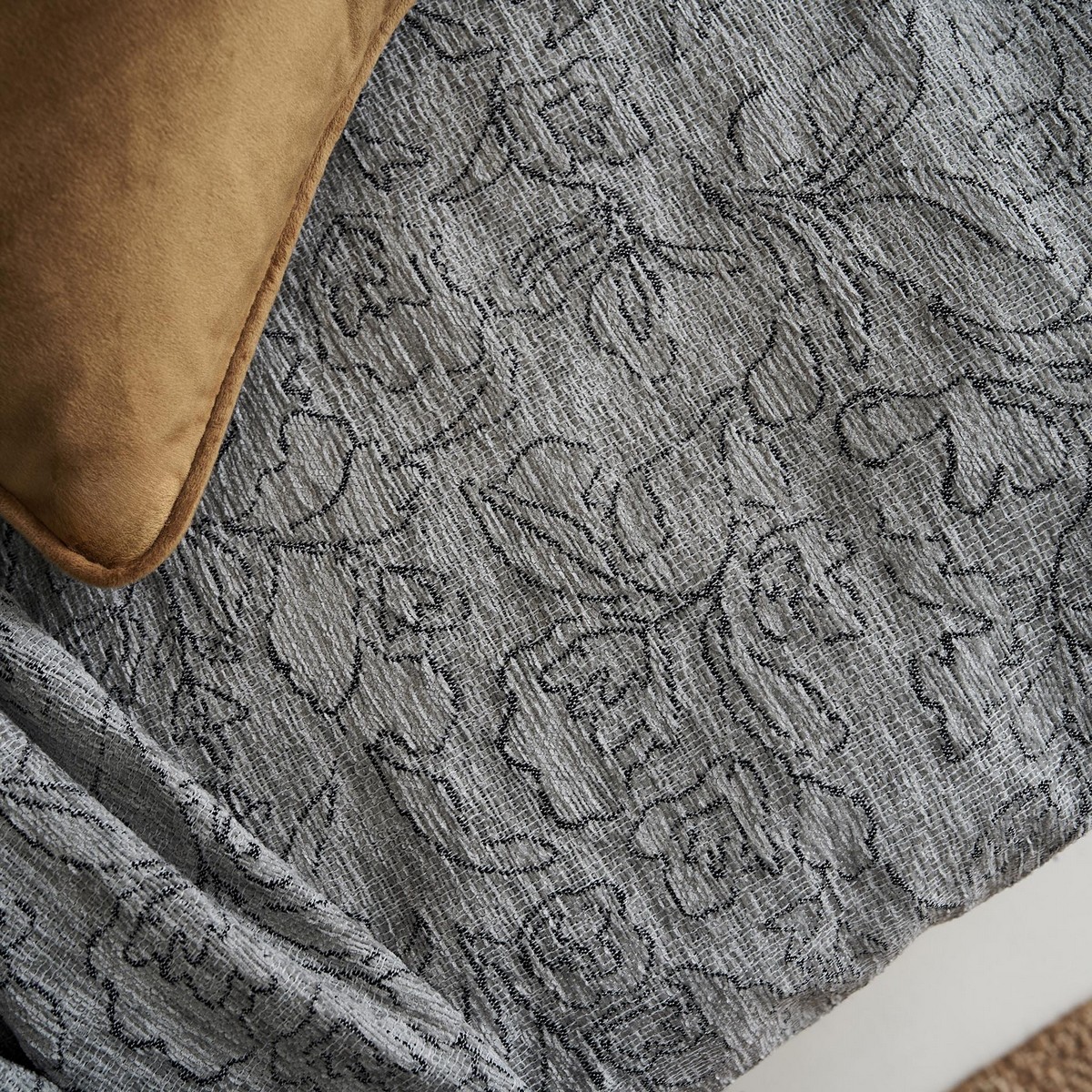Ριχτάρι Πολυθρόνας 180x180cm GOFIS HOME Aradia Pearl Grey 430/15 - Image 4