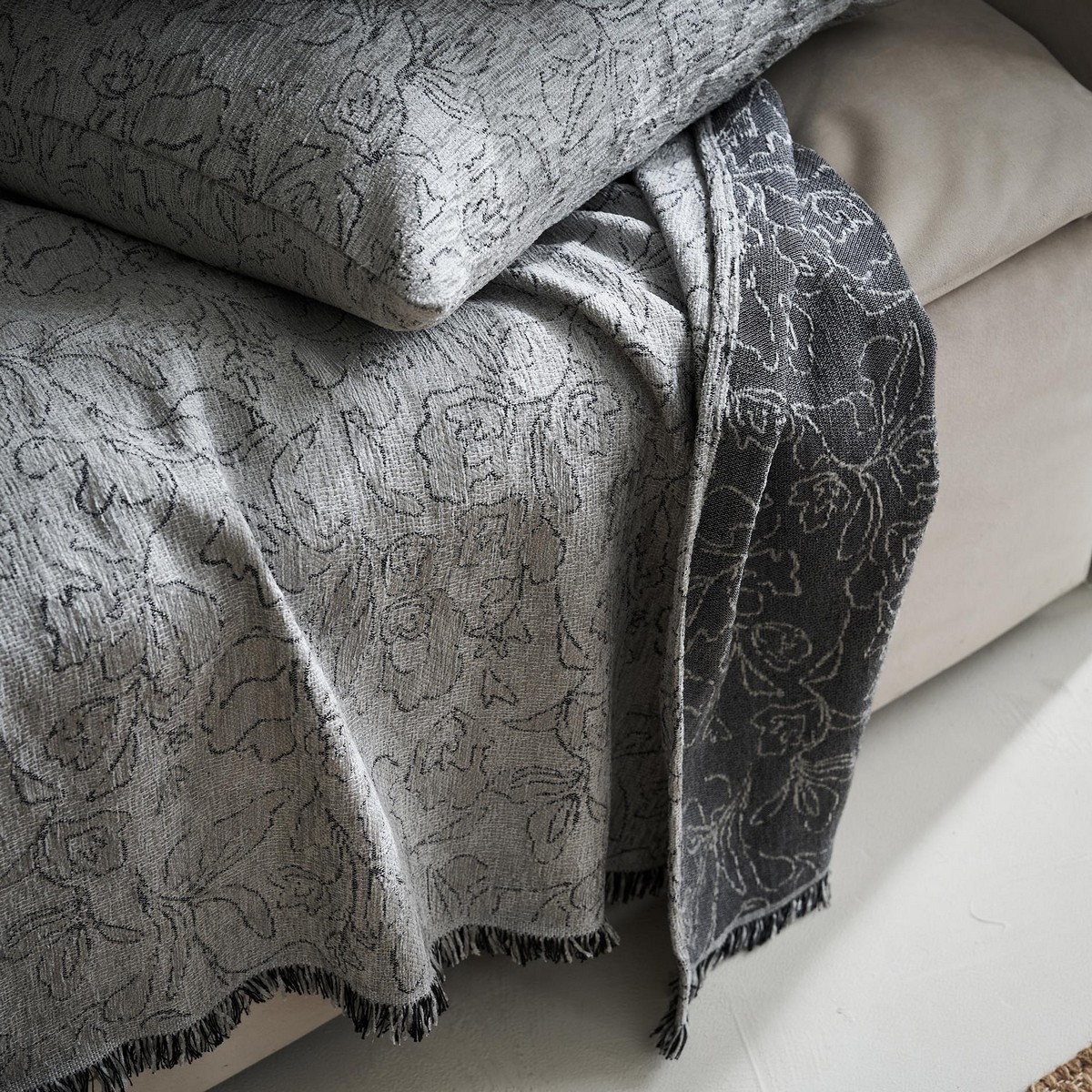 Ριχτάρι Διθέσιου 180x250cm GOFIS HOME Aradia Pearl Grey 430/15 - Image 3