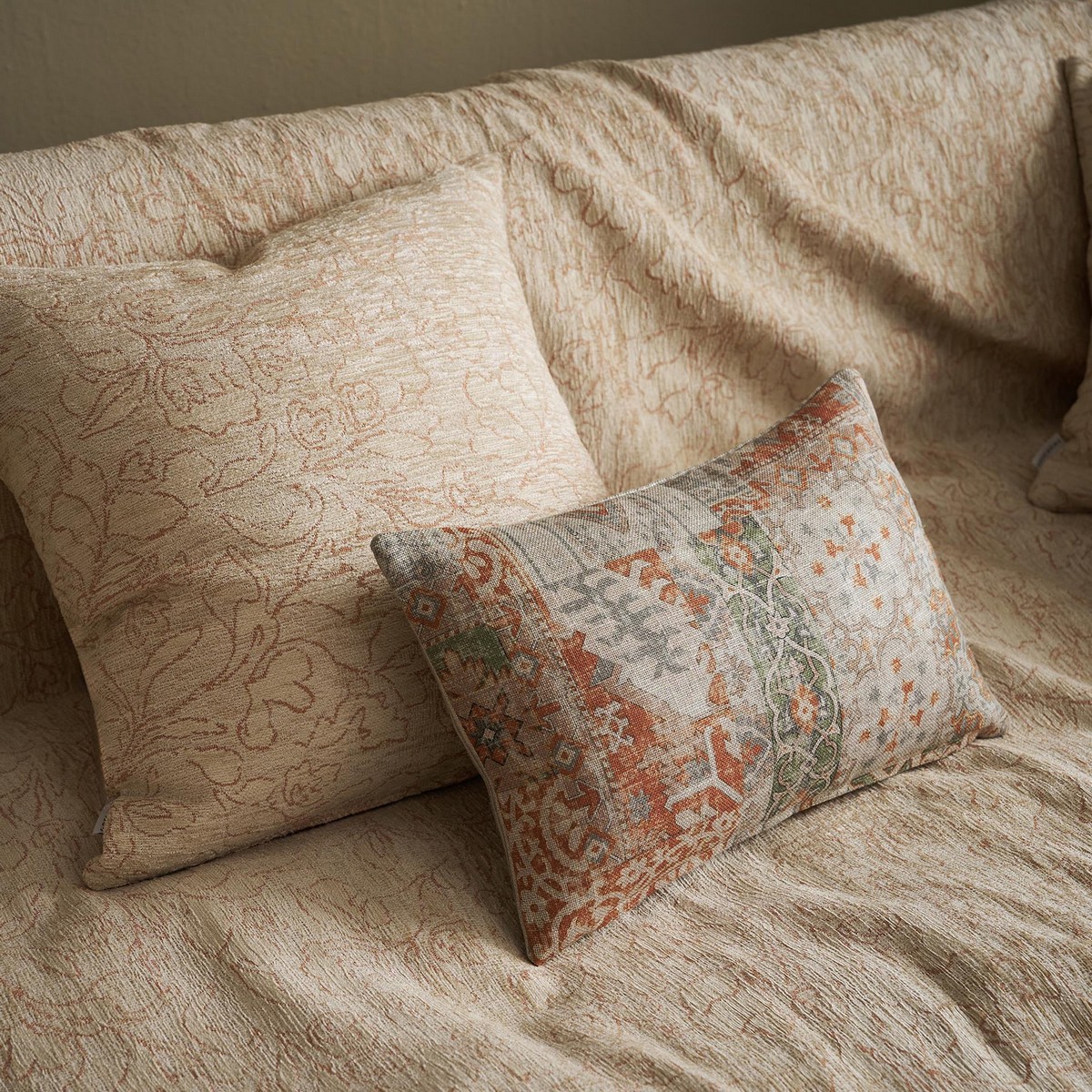 Ριχτάρι Τετραθέσιου 180x350cm GOFIS HOME Aradia Ivory/Appricot 430/03 - Image 3