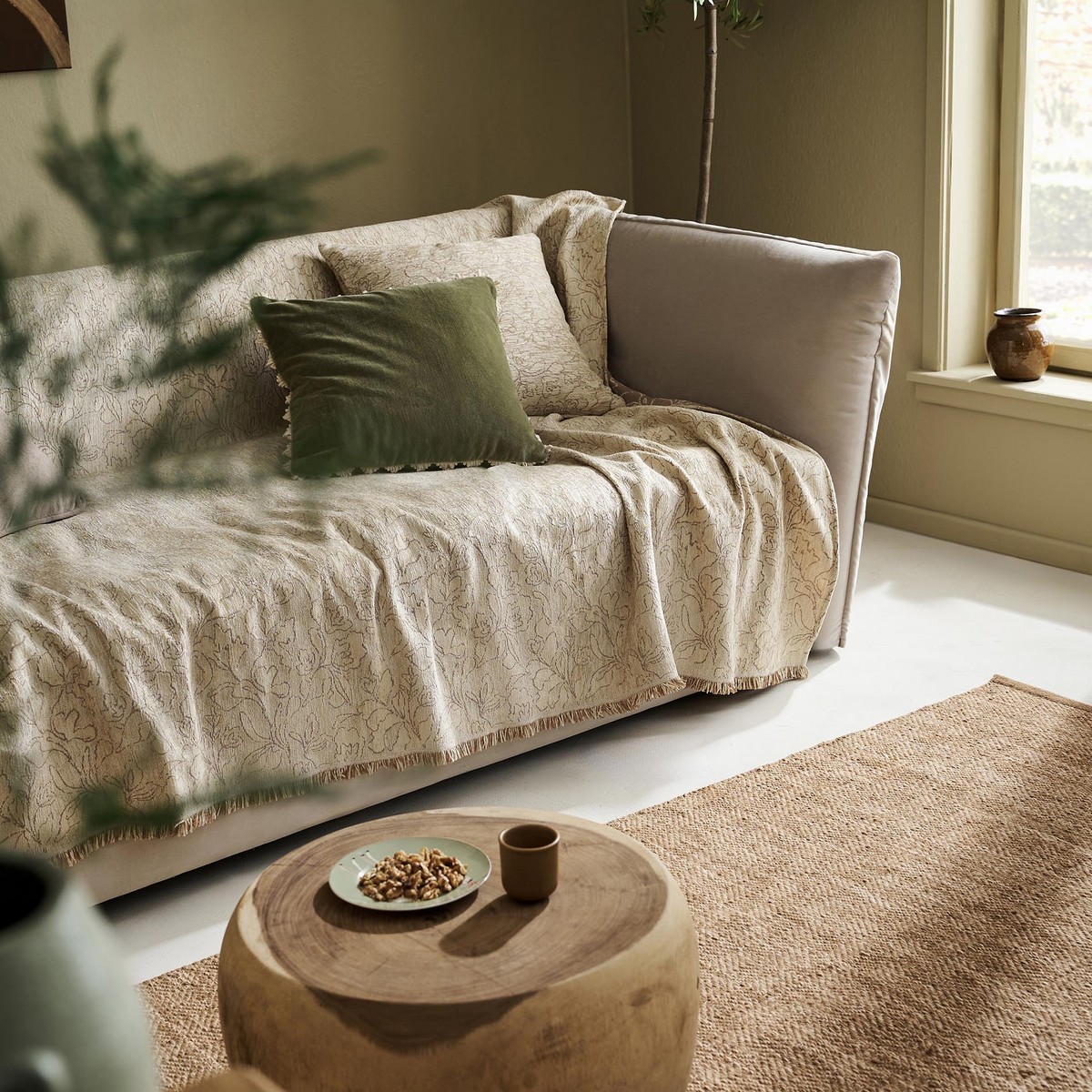 Ριχτάρι Τετραθέσιου 180x350cm GOFIS HOME Aradia Beige 430/05 - Image 5