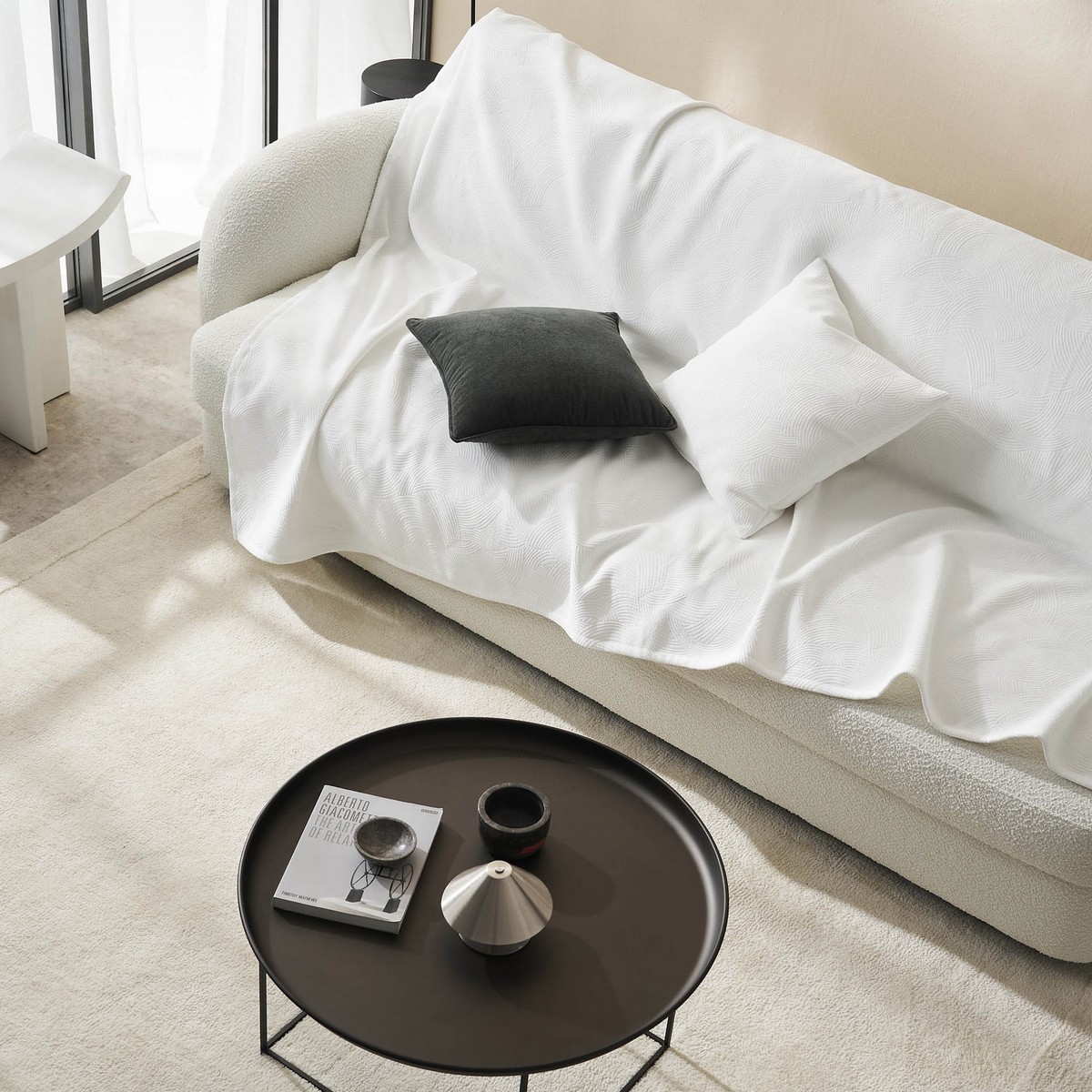 Ριχτάρι Τριθέσιου 180x300cm GOFIS HOME Nimbus Poral White 447/26