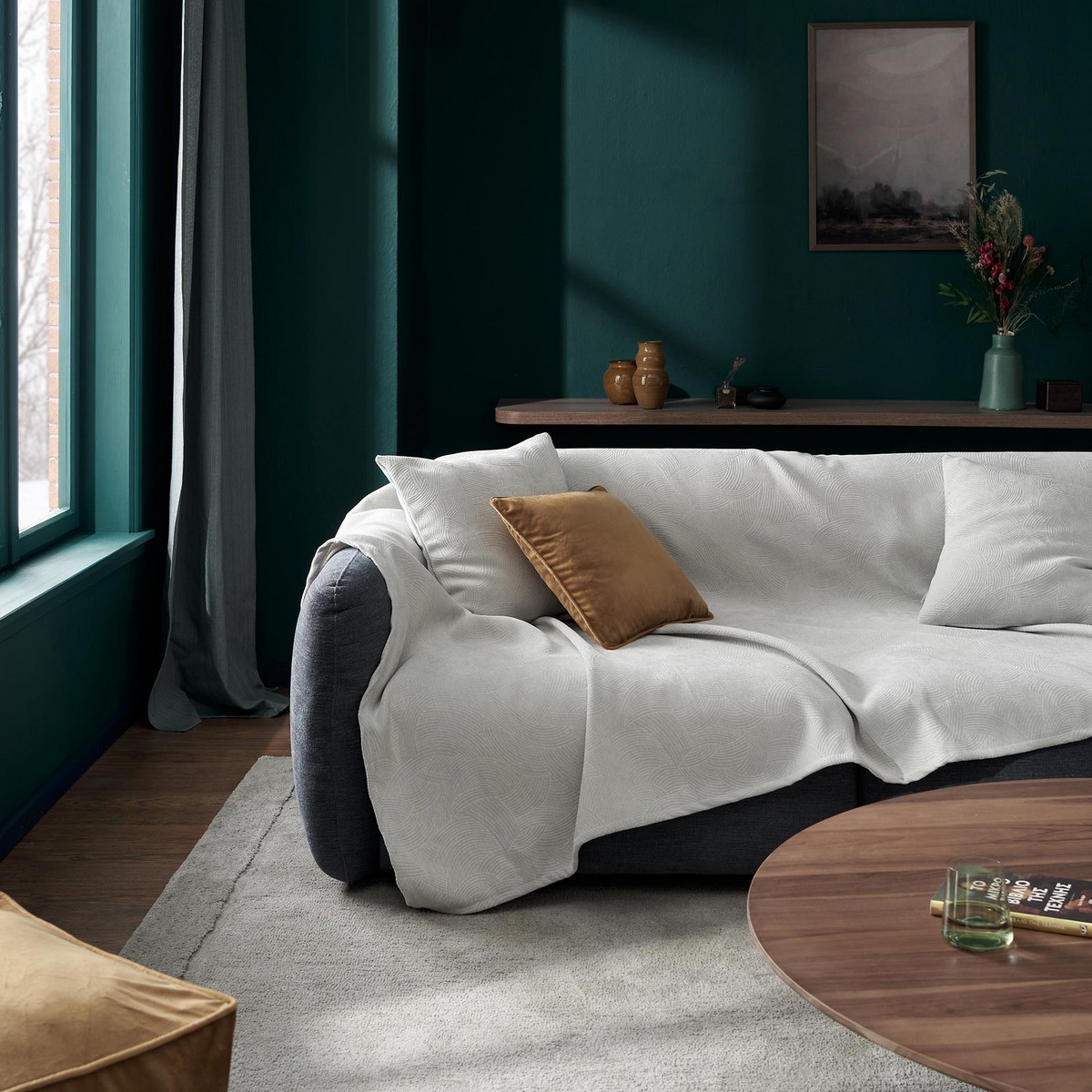 Ριχτάρι Τετραθέσιου 180x350cm GOFIS HOME Nimbus Opal Green 447/11 - Image 5