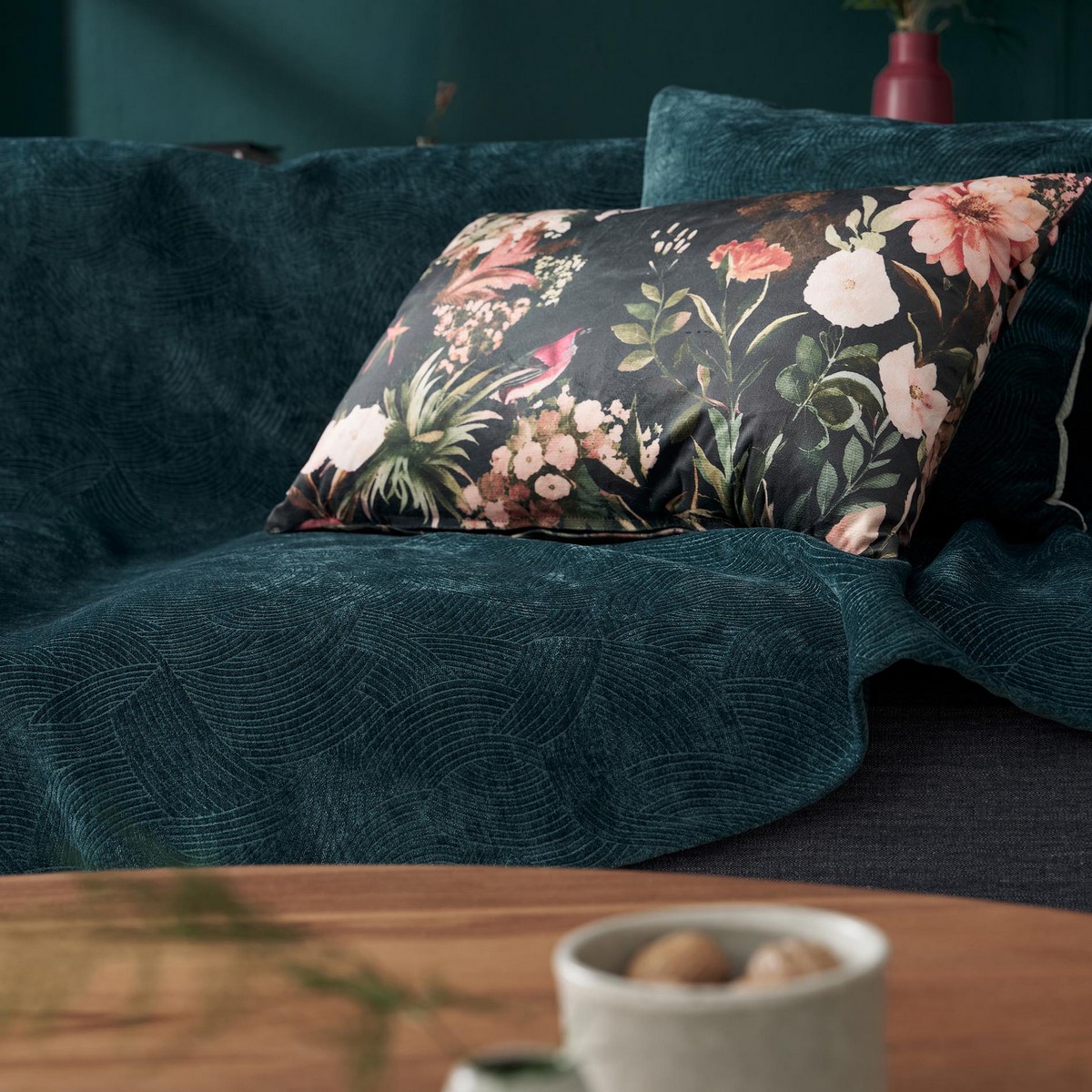 Ριχτάρι Τετραθέσιου 180x350cm GOFIS HOME Nimbus Deep Ocean Blue 447/18 - Image 3