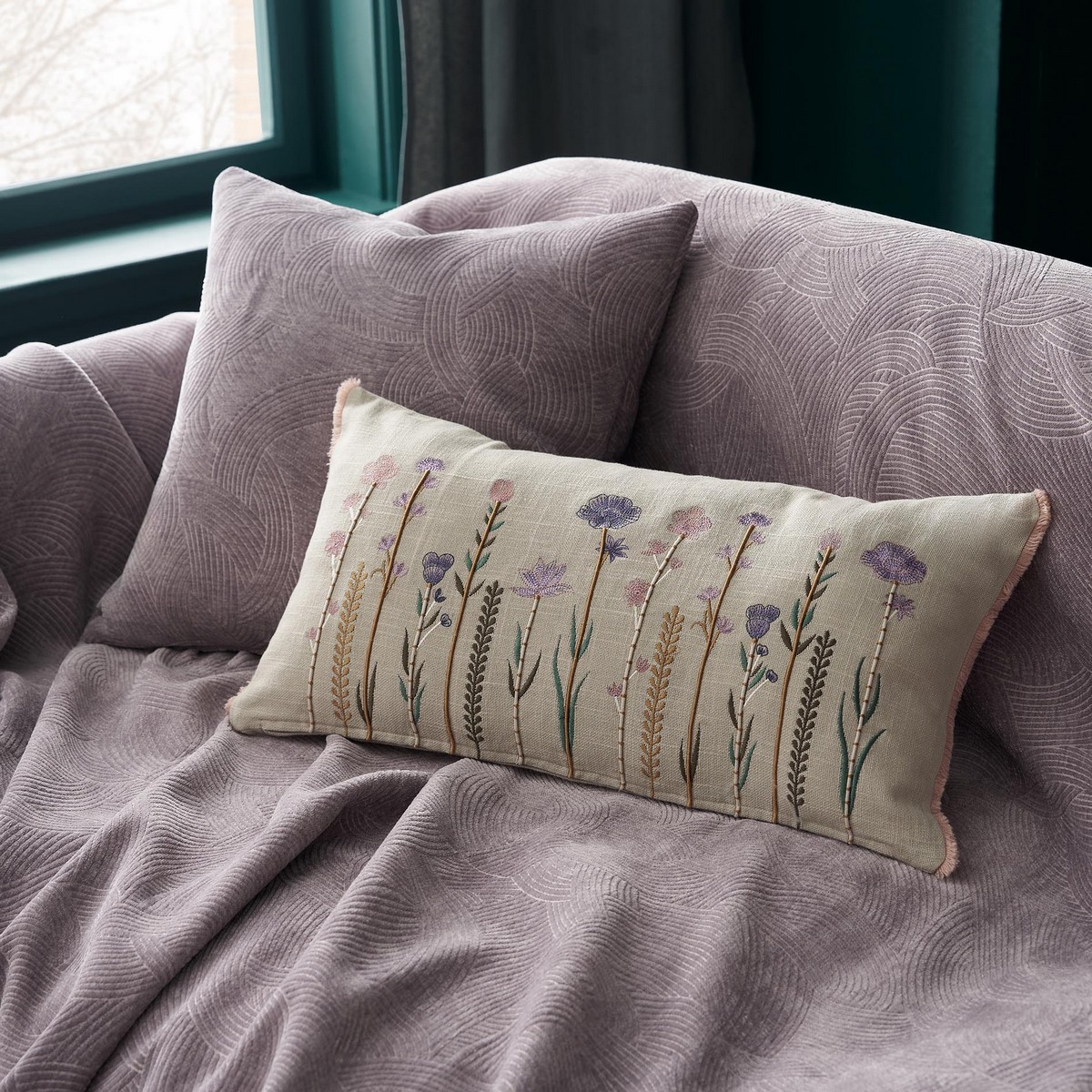 Ριχτάρι Τετραθέσιου 180x350cm GOFIS HOME Nimbus Arctic Purple 447/20 - Image 4