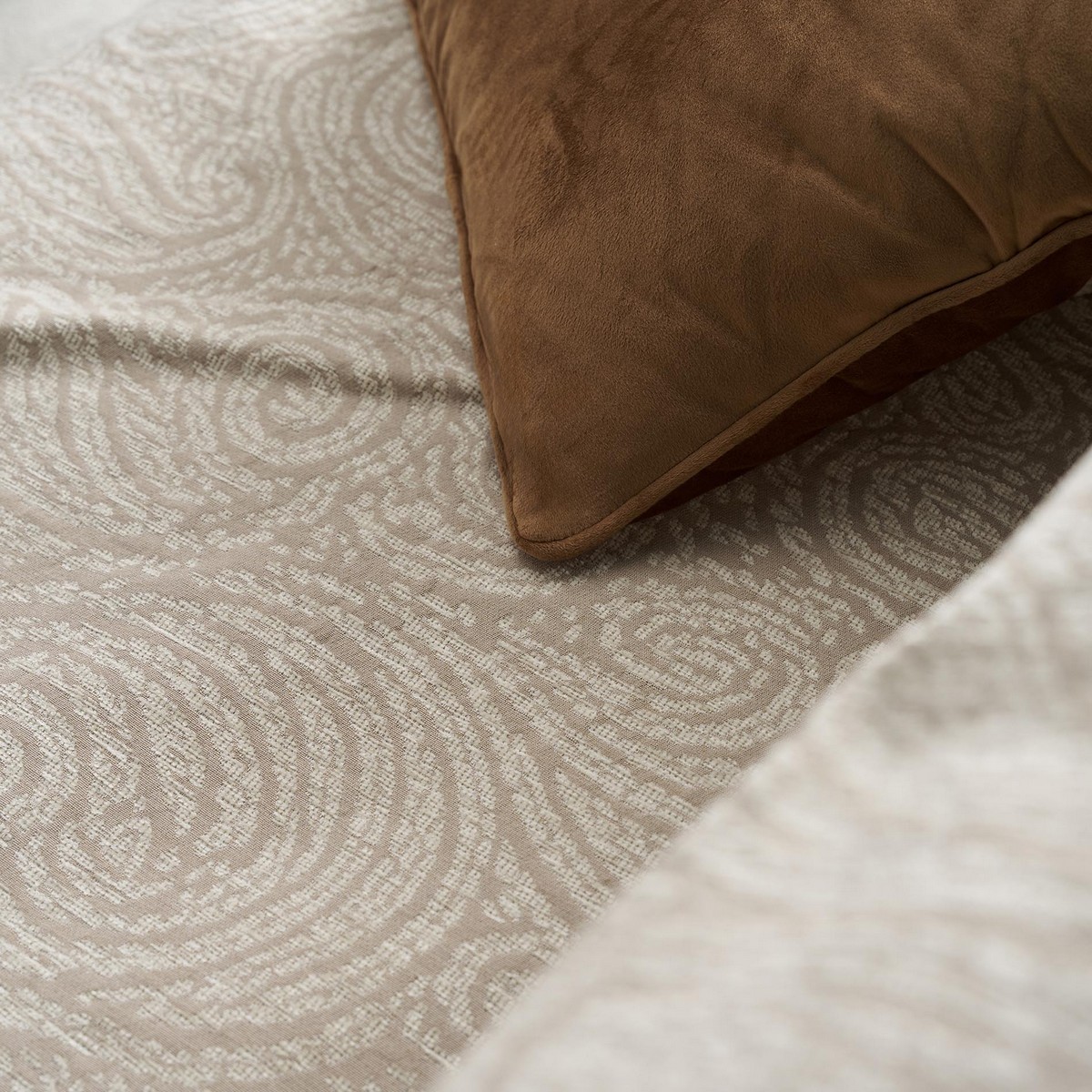 Ριχτάρι Πολυθρόνας 180x180cm GOFIS HOME Ondine Beige 448/06 - Image 2
