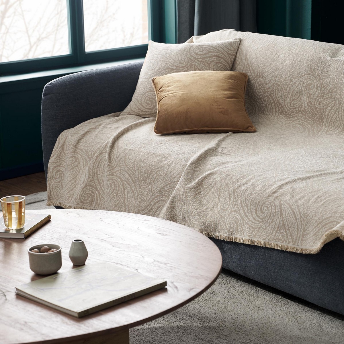 Ριχτάρι Διθέσιου 180x250cm GOFIS HOME  Beige 448/06 - Image 3