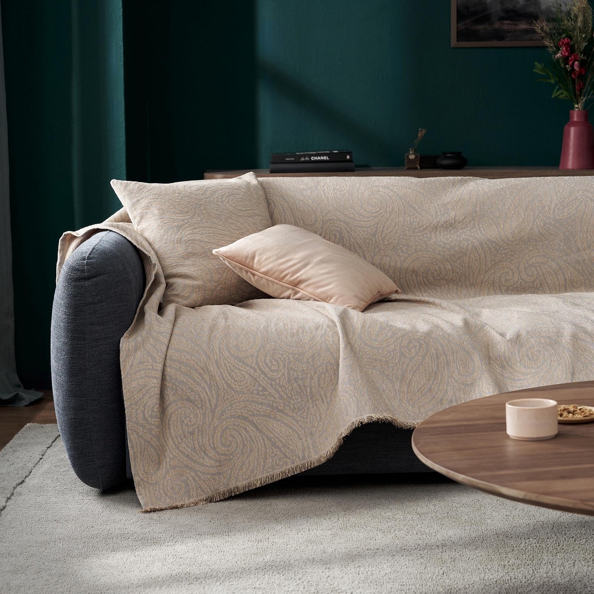 Ριχτάρι Διθέσιου 180x250cm GOFIS HOME Rune Salmon 448/25