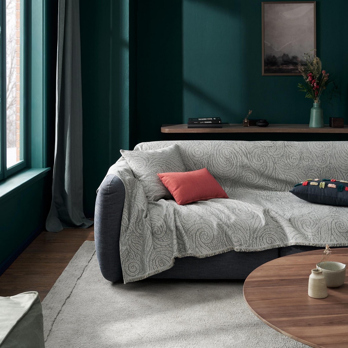 Ριχτάρι Τετραθέσιου 180x300cm GOFIS HOME Rune Opal Green 448/07 - Image 6