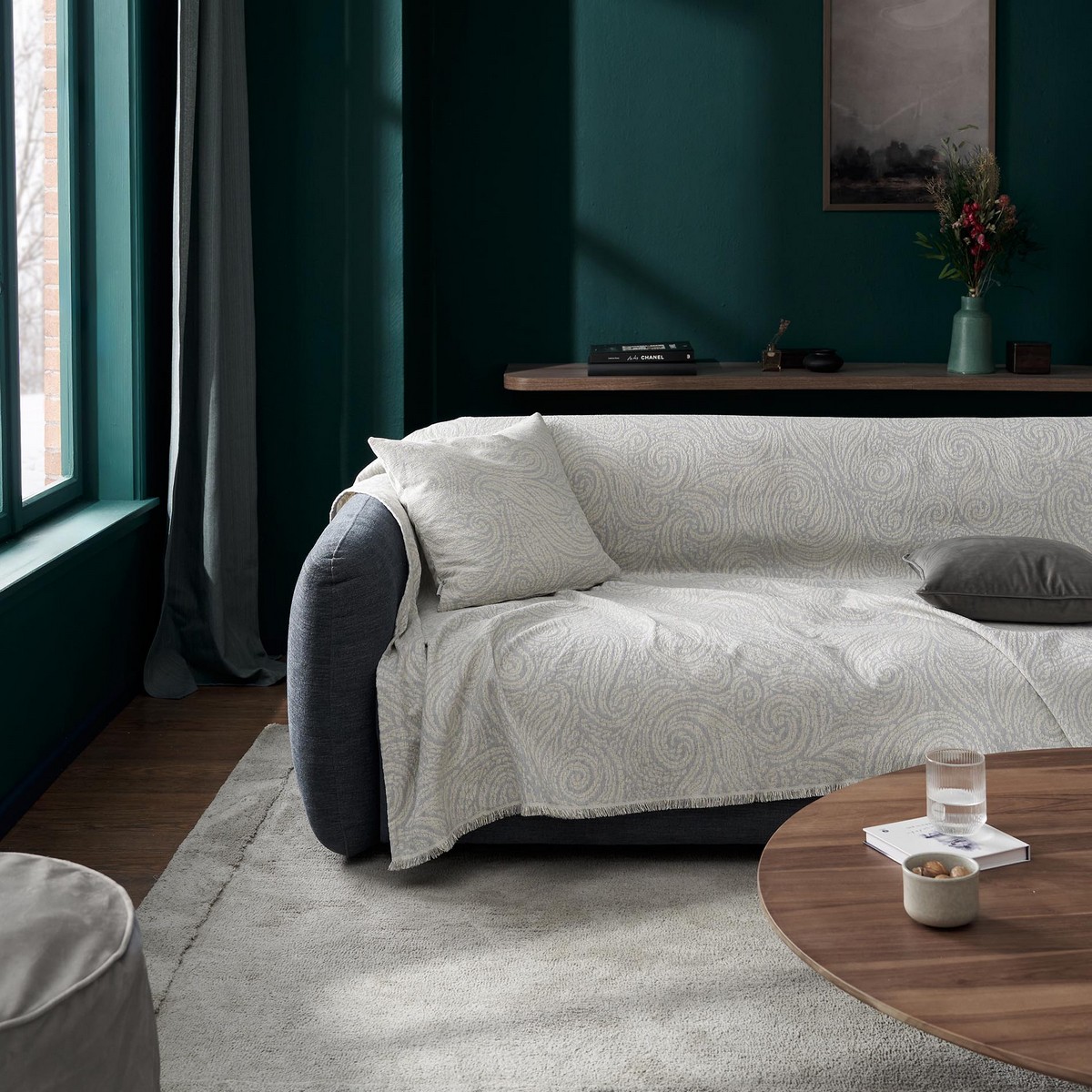 Ριχτάρι Τετραθέσιου 180x350cm GOFIS HOME Rune Silver Grey 448/15 - Image 6