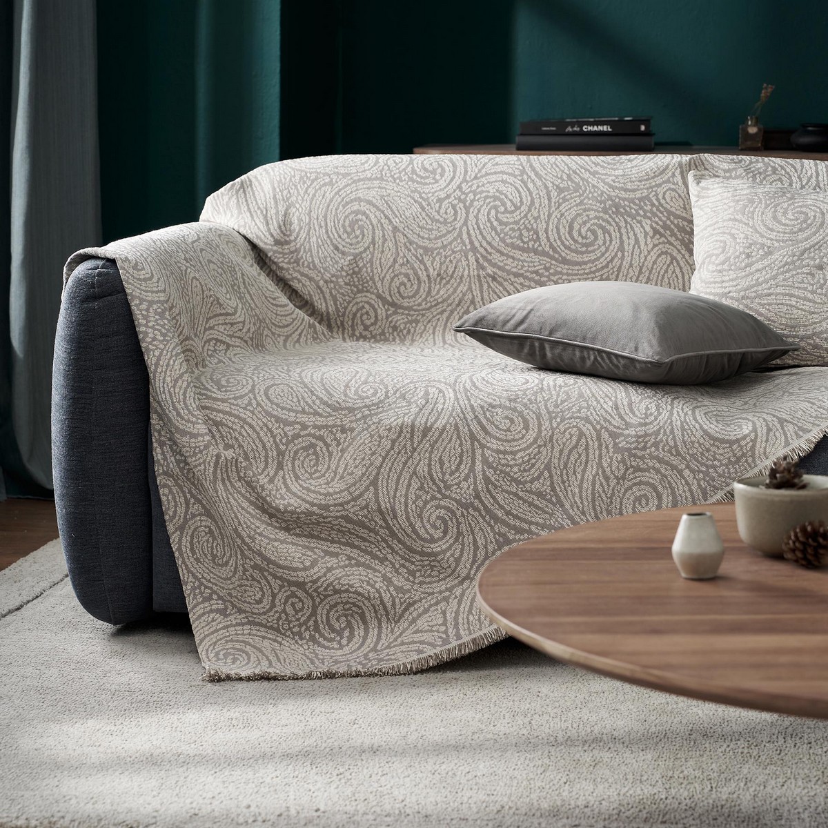 Ριχτάρι Τετραθέσιου 180x300cm GOFIS HOME Rune Silver Beige 448/45