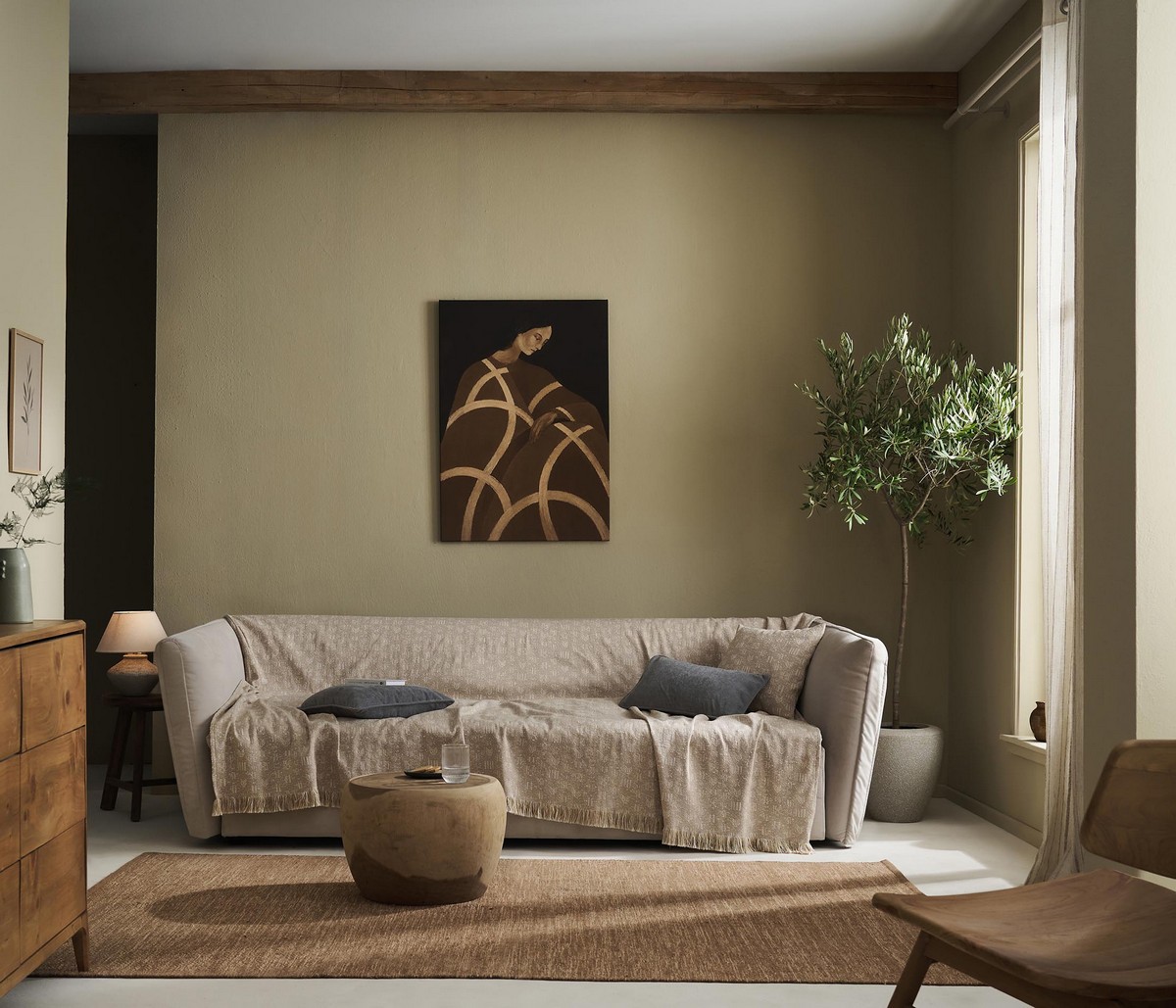 Ριχτάρι Διθέσιου 180x250cm GOFIS HOME Azar Ground Beige 464/06 - Image 5
