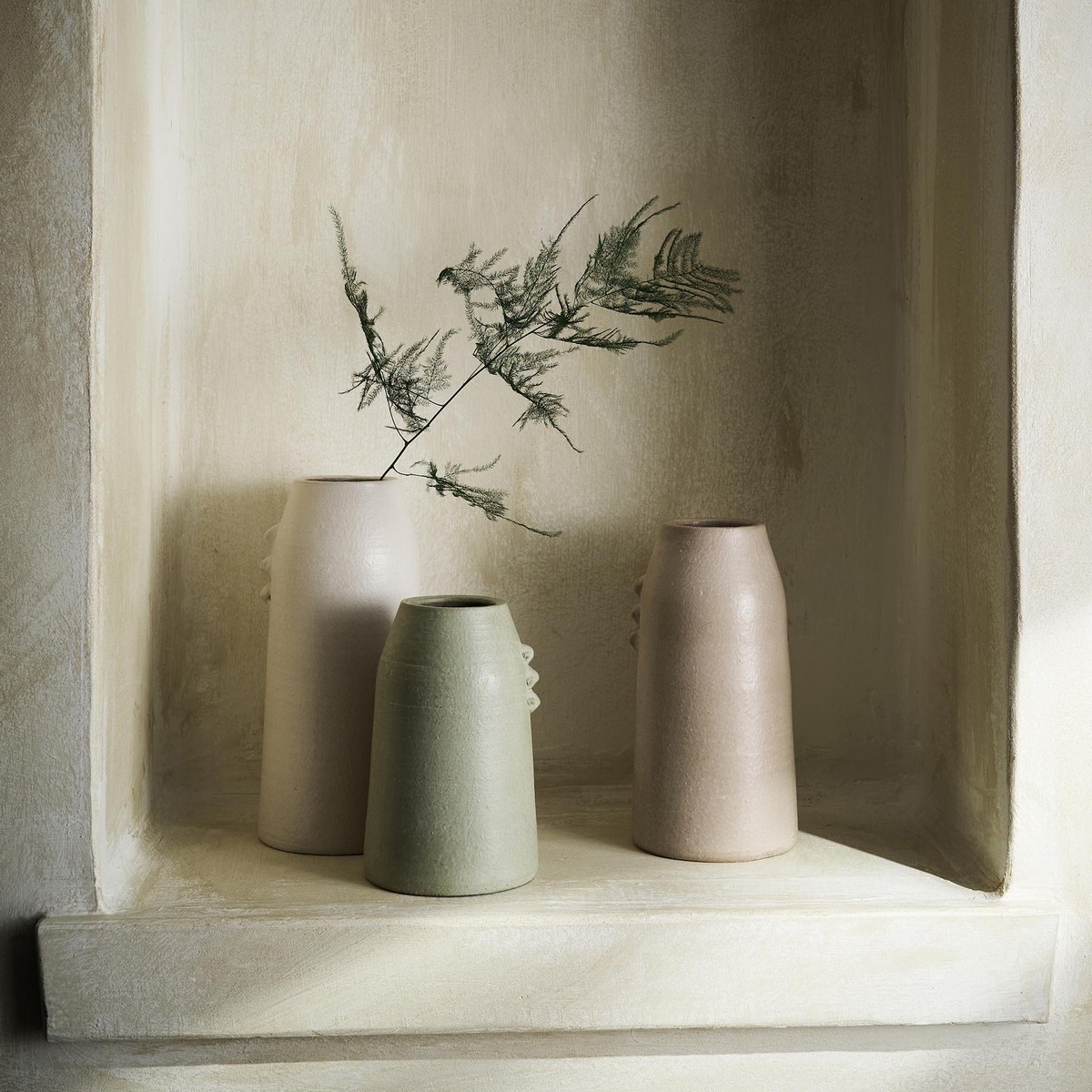 Πήλινο δοχείο Ø9cm Ύψος: 20cm GOFIS HOME Ivette 194 - Image 2