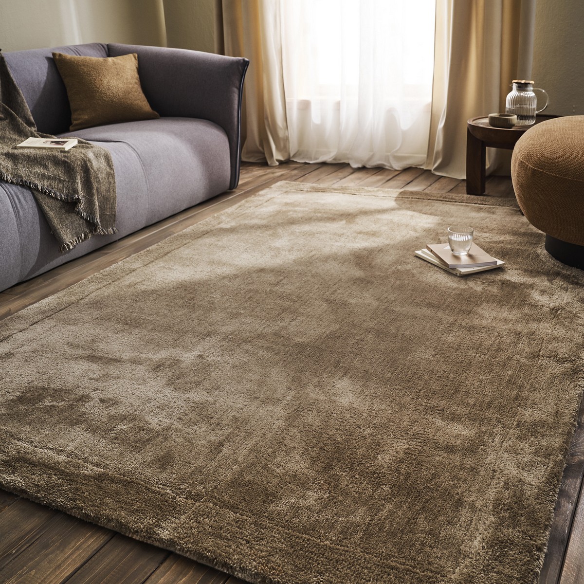 Χαλί 160x230cm GOFIS HOME Heaven Soft Brown 802/06