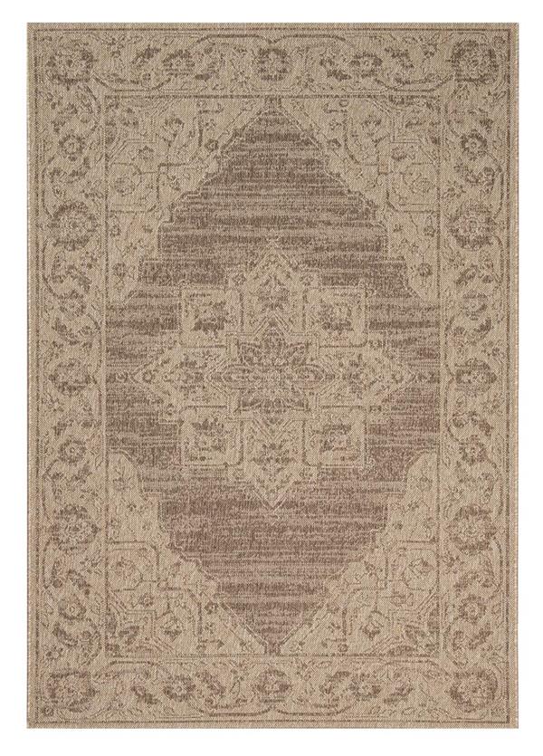 NewPlan ΧΑΛΙ ETHNIK  204005C BROWN/CARAMEL BEIGE
