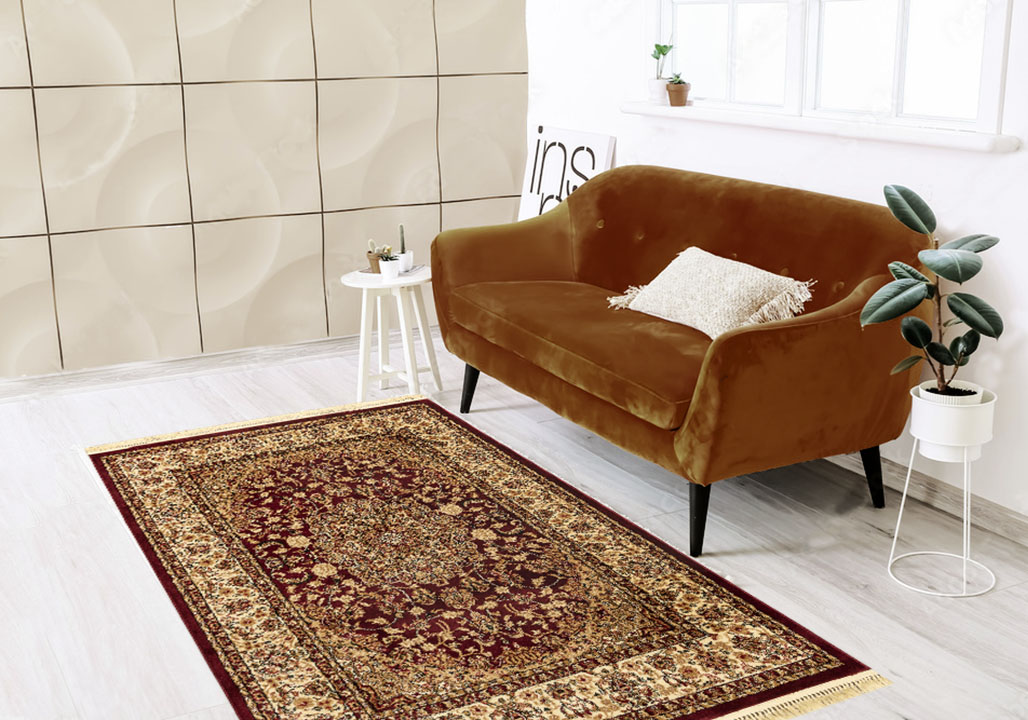 NewPlan ΧΑΛΙ PERSIA 5649 BURGUNDY ΜΕ ΚΡΟΣΣΙ - Image 5