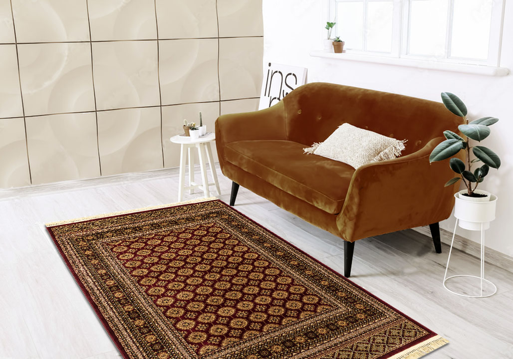 NewPlan ΧΑΛΙ PERSIA 7838 BURGUNDY ΜΕ ΚΡΟΣΣΙ - Image 5