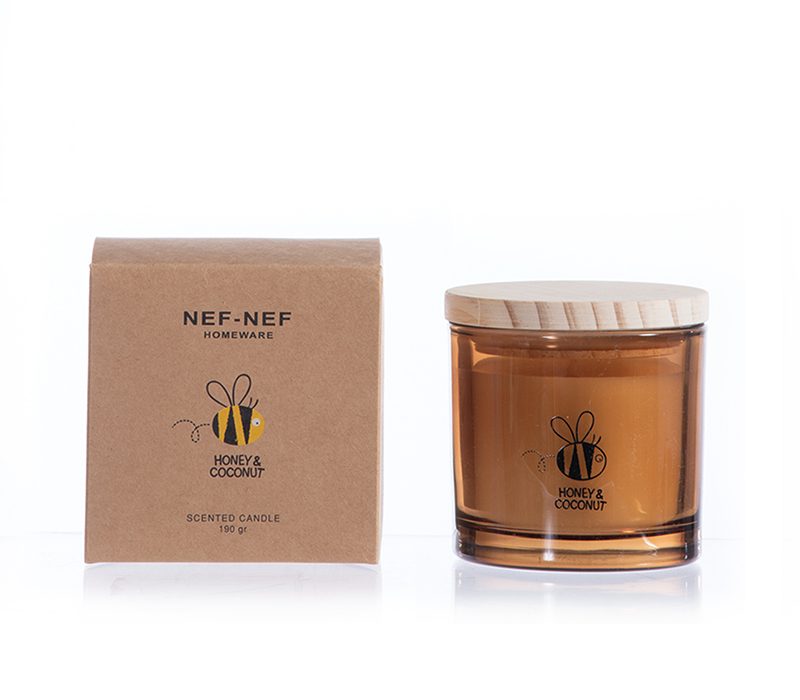 NEF-NEF ΑΡΩΜΑΤΙΚΟ ΚΕΡΙ HONEY COCONUT 190gr, - Image 4