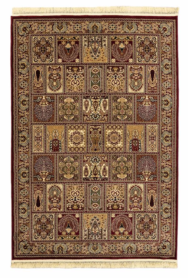 NewPlan ΧΑΛΙ PERSIA 6283 BURGUNDY ΜΕ ΚΡΟΣΣΙ